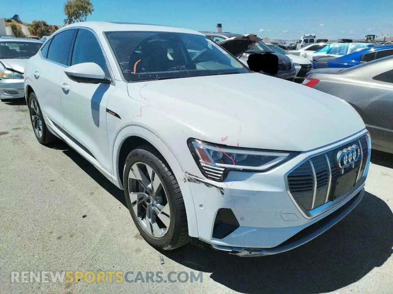 1 Photograph of a damaged car WA12ABGE6LB032103 AUDI E-TRON 2020