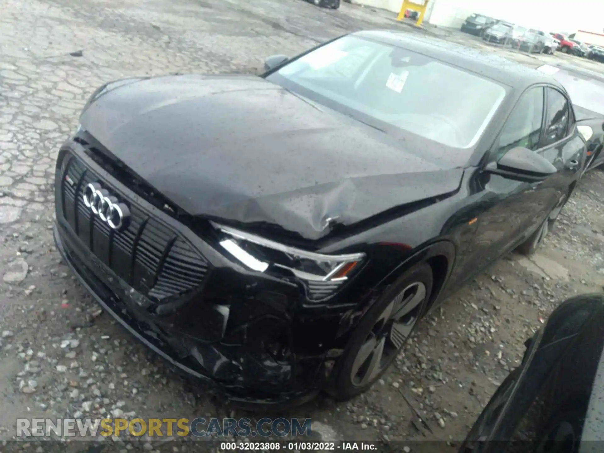 2 Photograph of a damaged car WA13AAGE8MB018932 AUDI E-TRON 2021