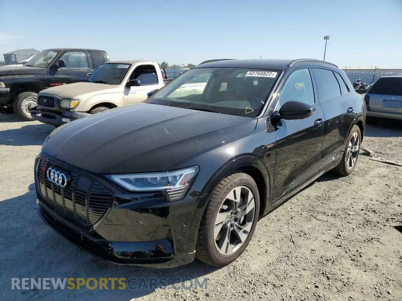 2 Photograph of a damaged car WA1AAAGE0MB008614 AUDI E-TRON 2021
