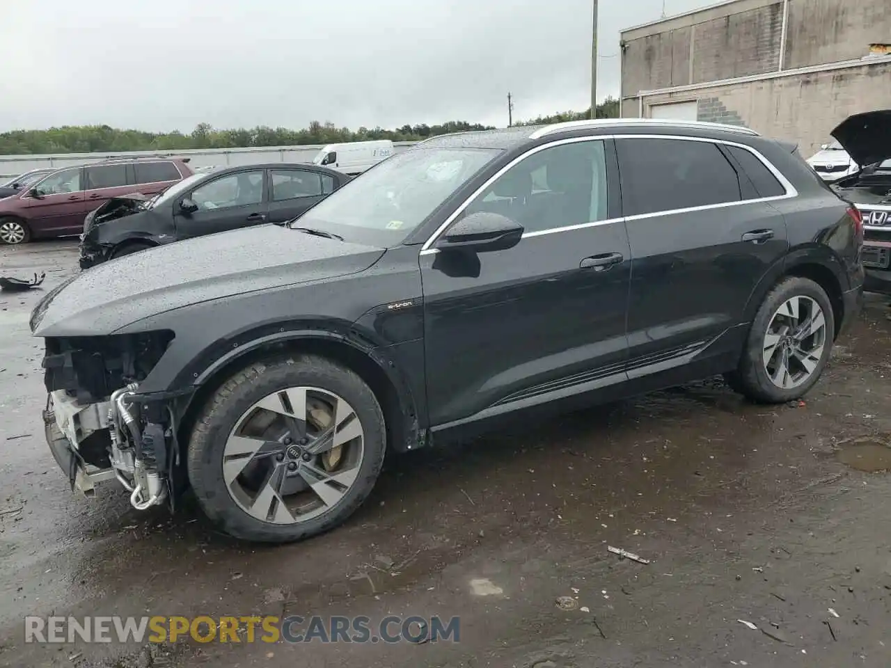 1 Photograph of a damaged car WA1AAAGE0MB023789 AUDI E-TRON 2021