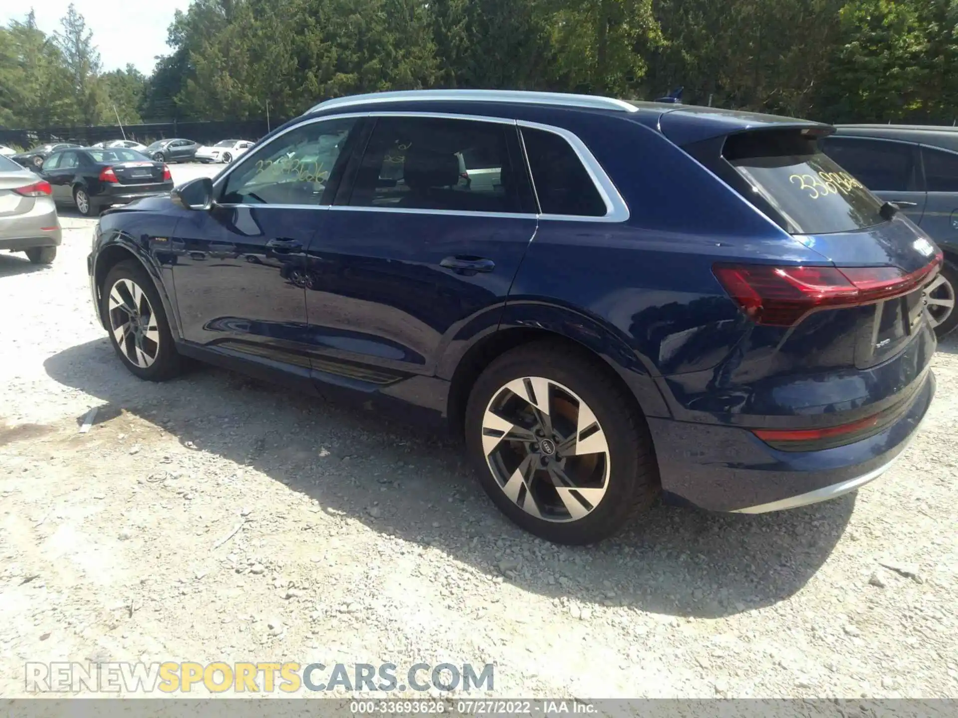 3 Photograph of a damaged car WA1AAAGE2MB014723 AUDI E-TRON 2021