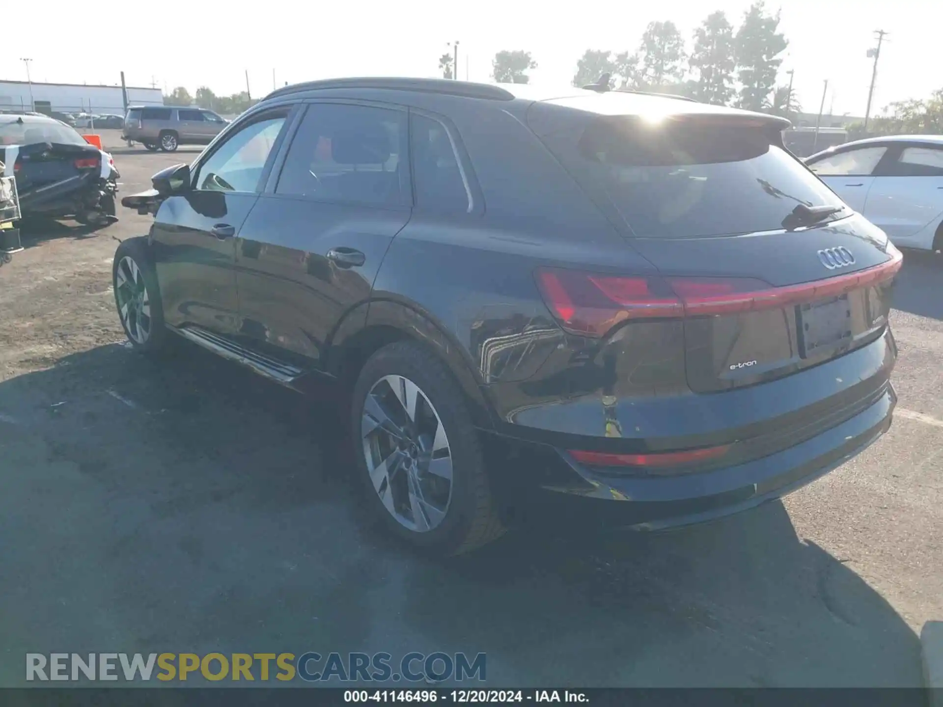 3 Photograph of a damaged car WA1AAAGE3MB021535 AUDI E-TRON 2021