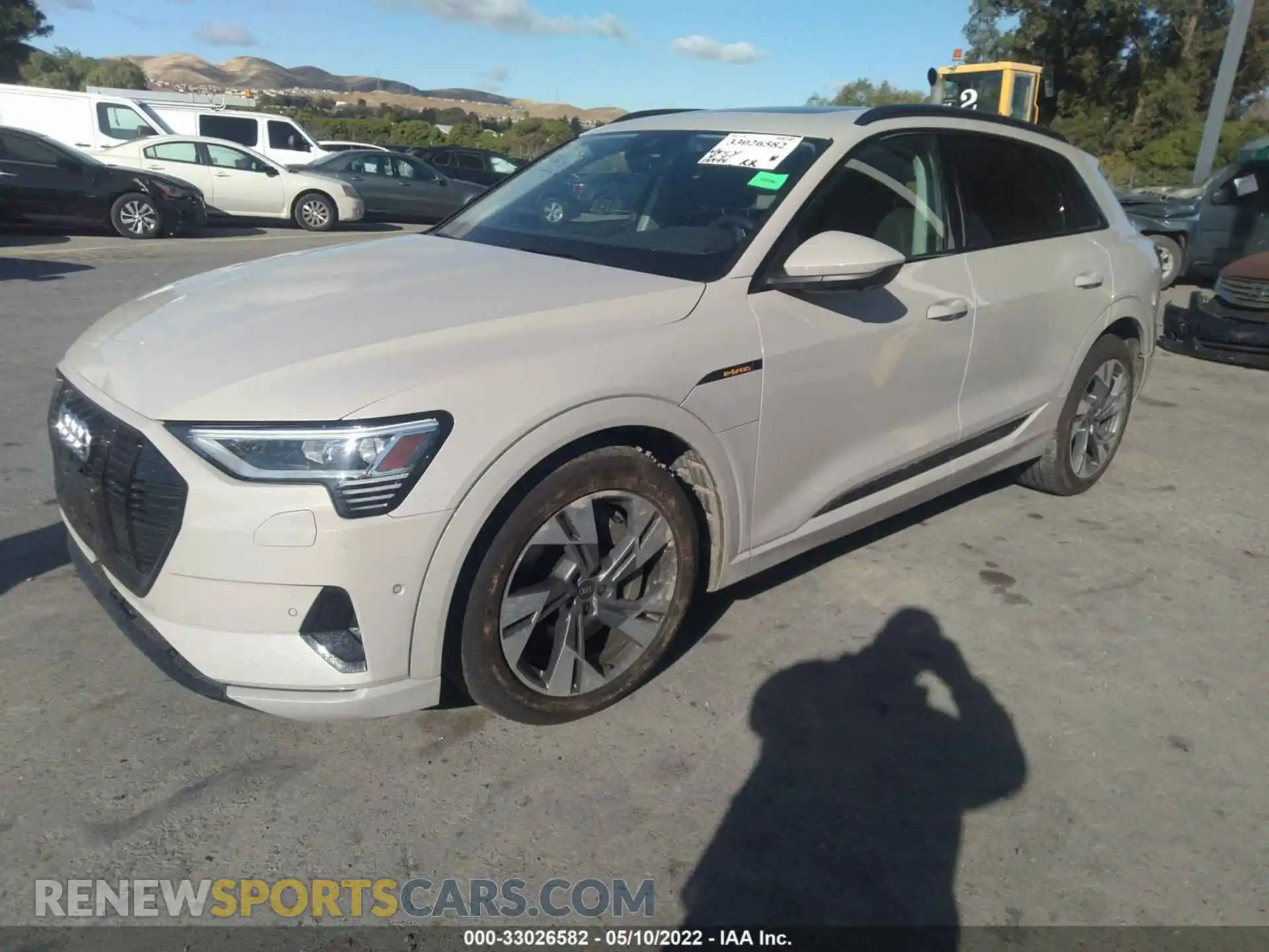 2 Photograph of a damaged car WA1AAAGE5MB013095 AUDI E-TRON 2021