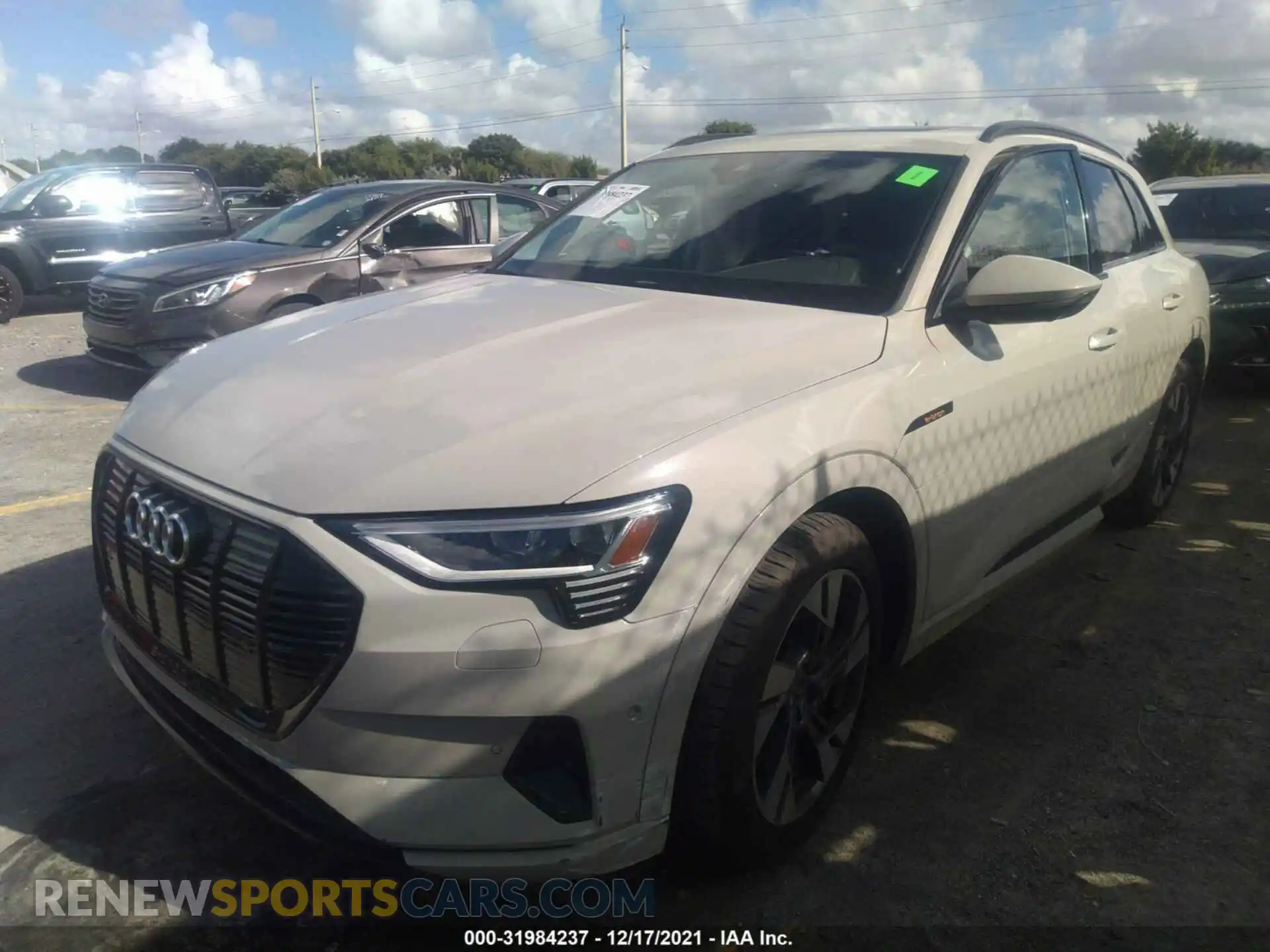 2 Photograph of a damaged car WA1AAAGE5MB013663 AUDI E-TRON 2021