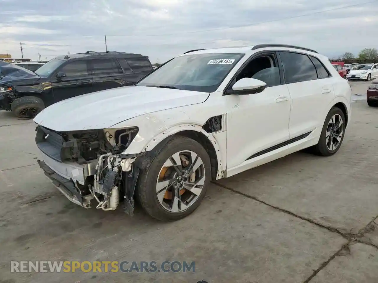 1 Photograph of a damaged car WA1AAAGE7MB023949 AUDI E-TRON 2021