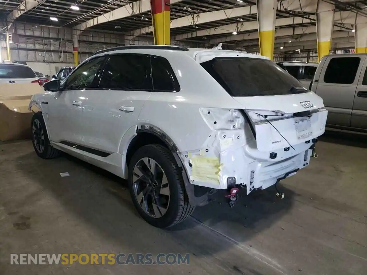 3 Photograph of a damaged car WA1AAAGE8MB037942 AUDI E-TRON 2021