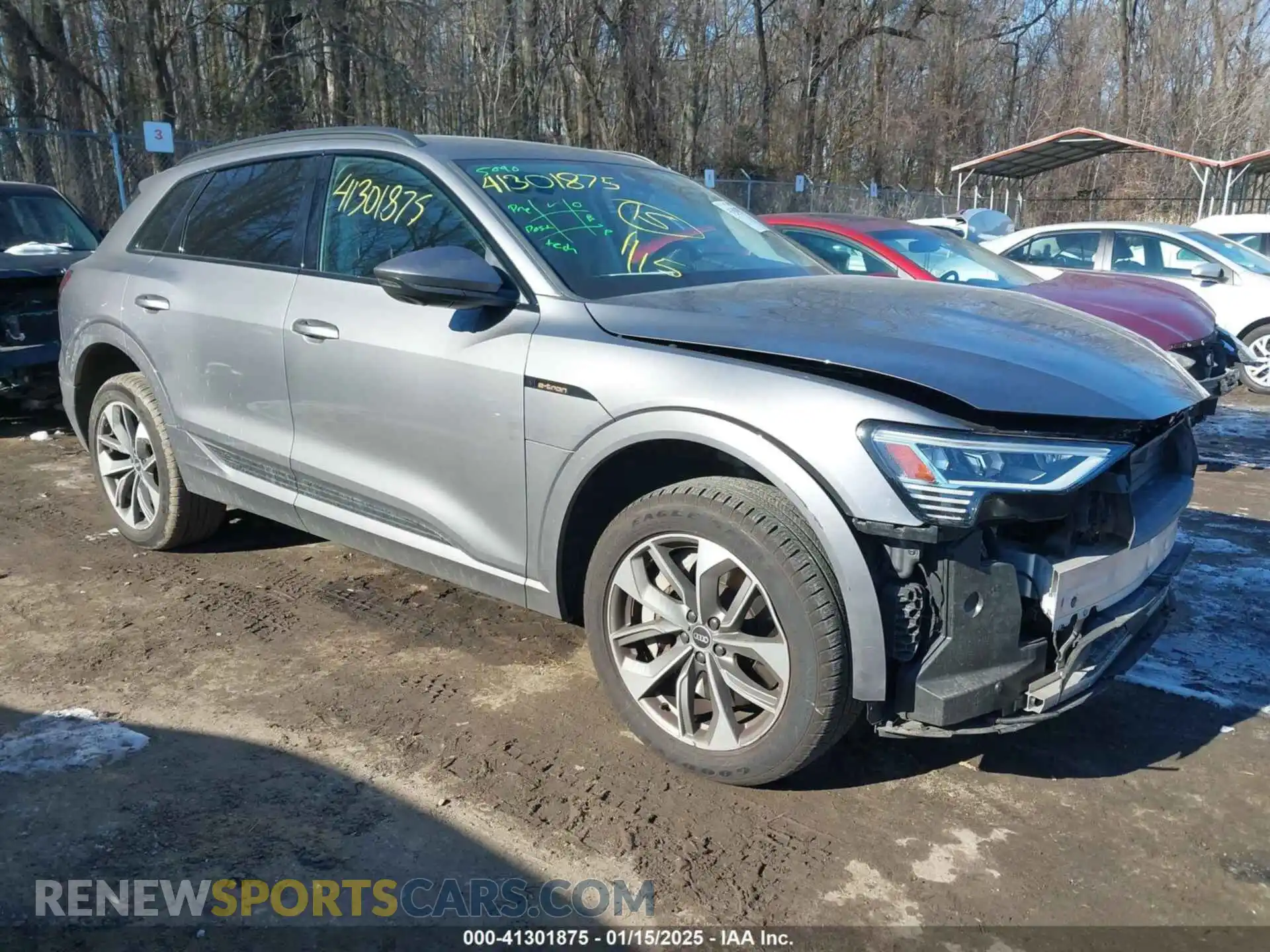 1 Photograph of a damaged car WA1LAAGE3MB005876 AUDI E-TRON 2021