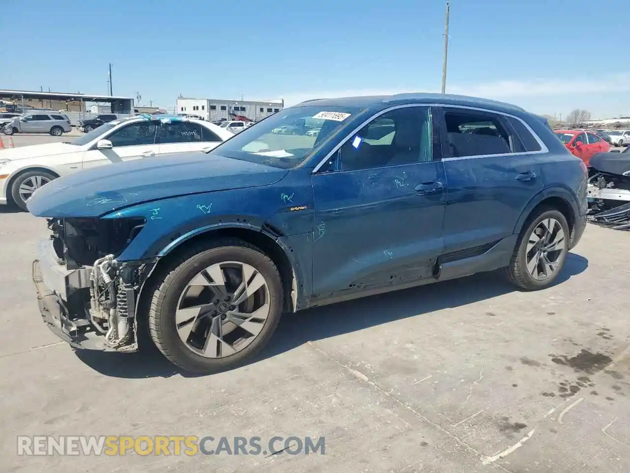 1 Photograph of a damaged car WA1LAAGE5MB030598 AUDI E-TRON 2021