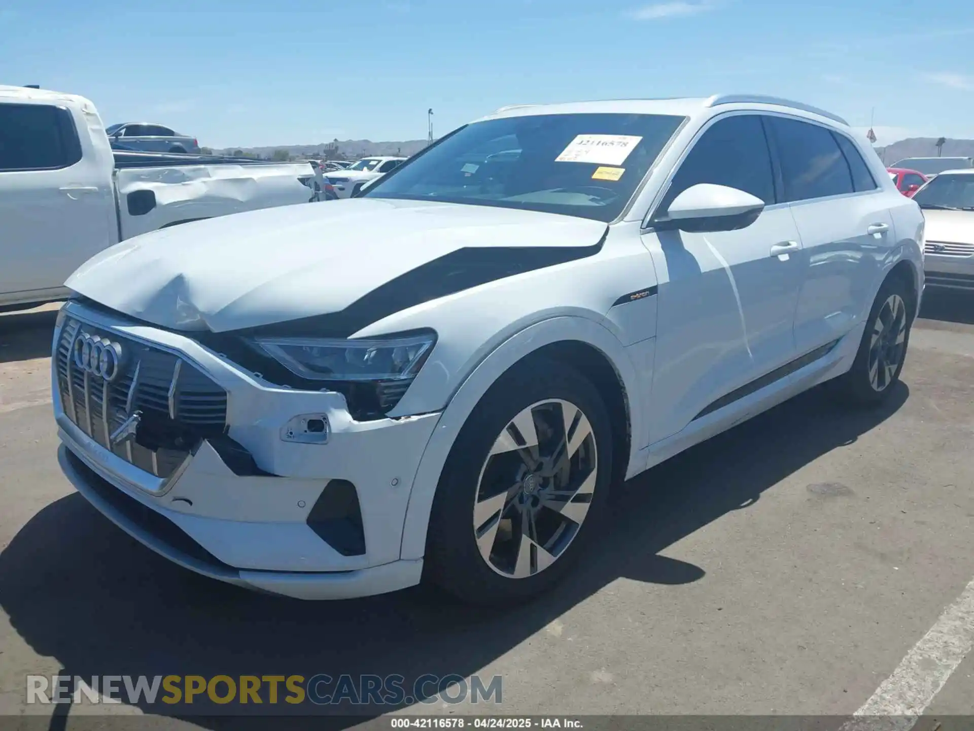 2 Photograph of a damaged car WA1LAAGE6MB002079 AUDI E-TRON 2021