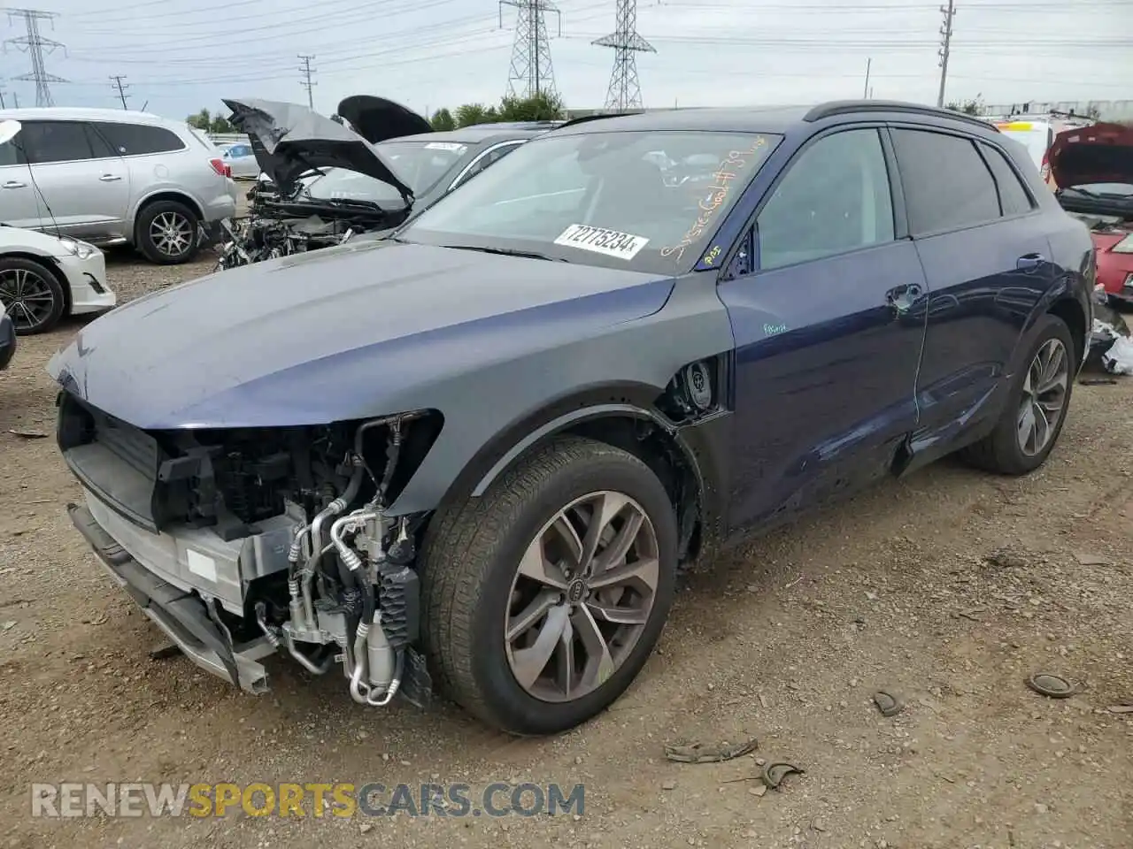 1 Photograph of a damaged car WA1LAAGE9MB026280 AUDI E-TRON 2021