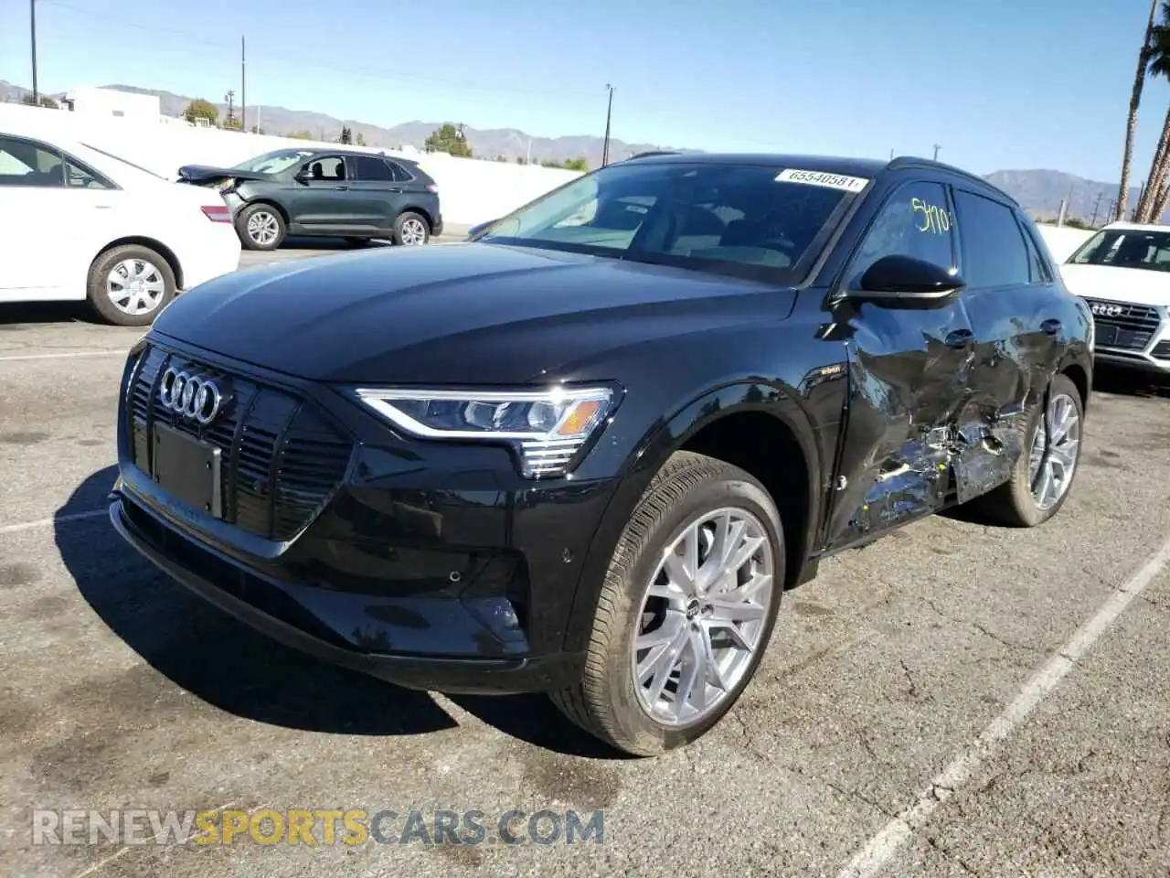 2 Photograph of a damaged car WA1VAAGE8MB036999 AUDI E-TRON 2021