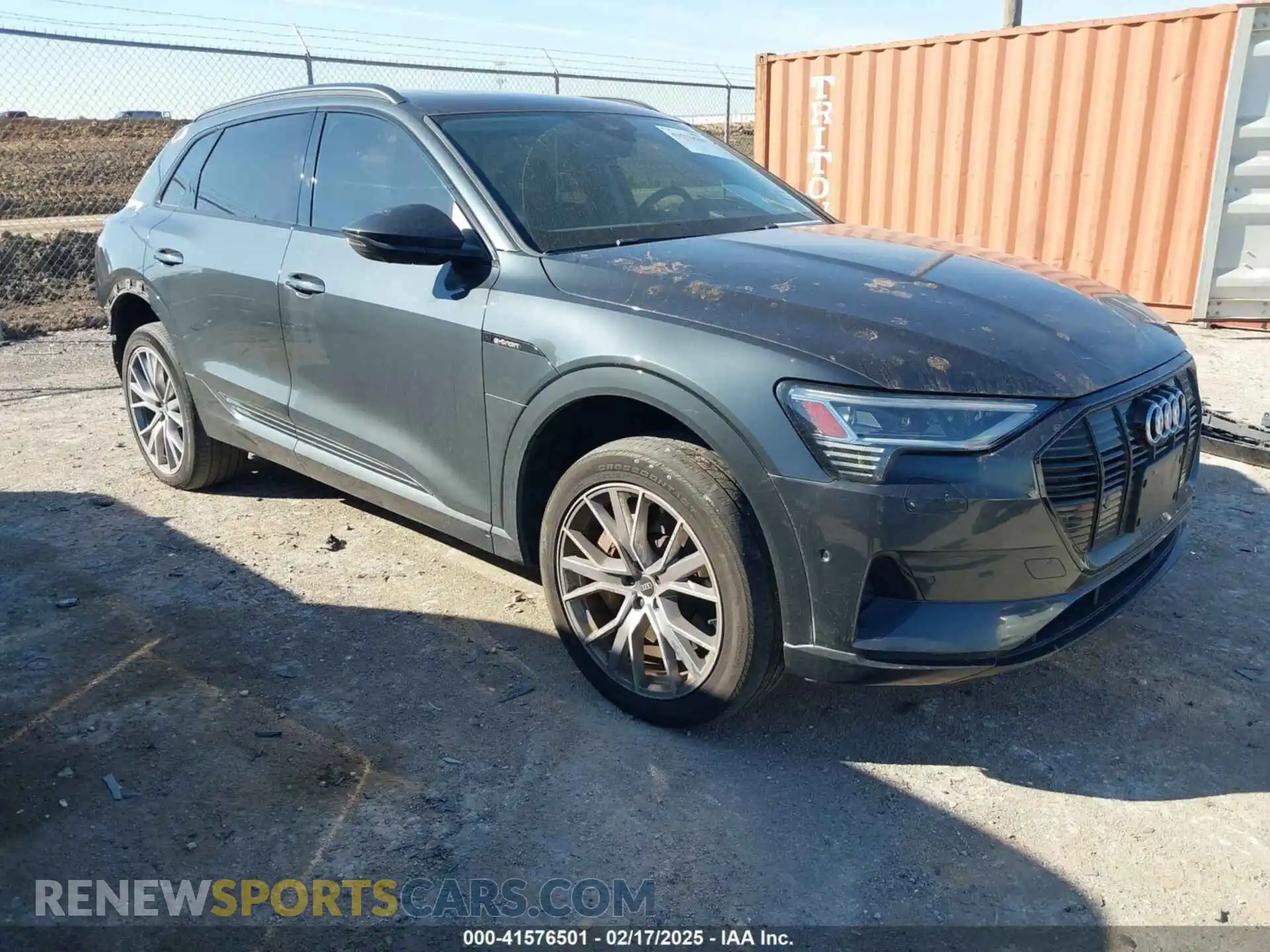 1 Photograph of a damaged car WA1VABGE1MB020908 AUDI E-TRON 2021