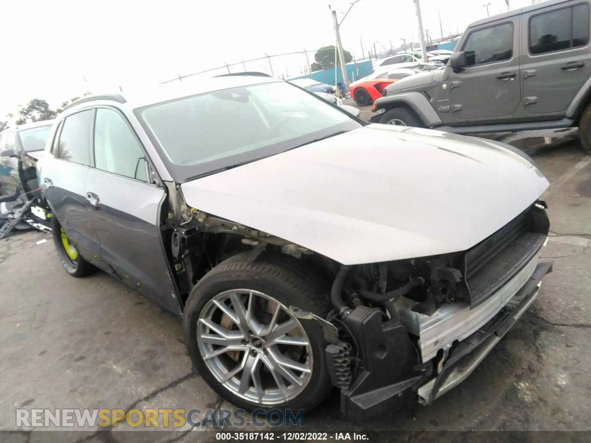 1 Photograph of a damaged car WA1VABGE6MB030771 AUDI E-TRON 2021