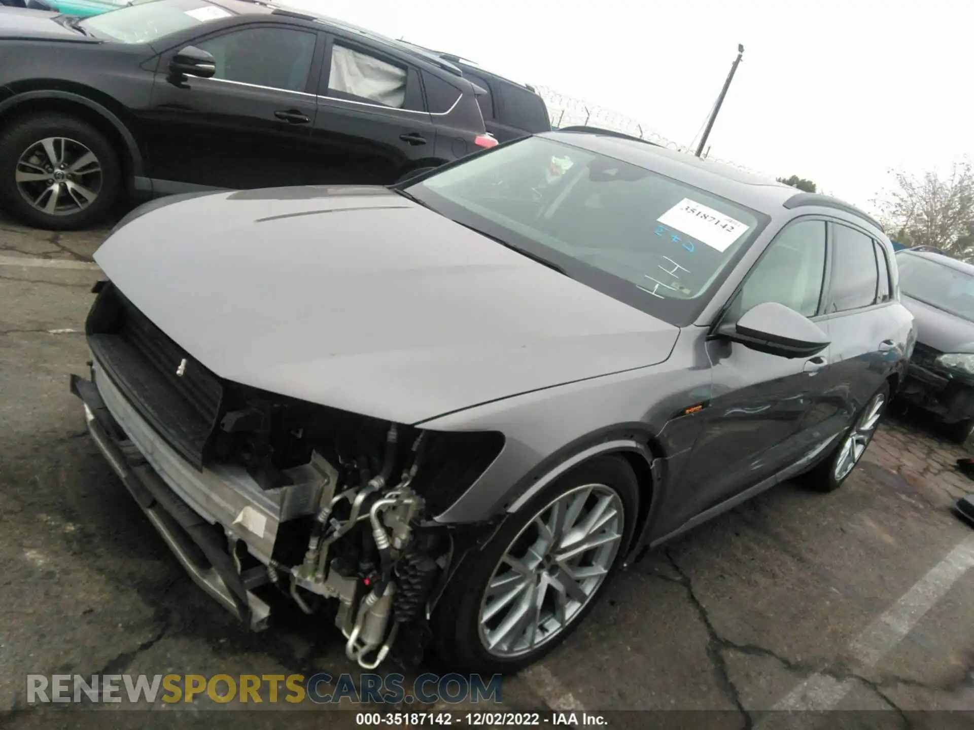 2 Photograph of a damaged car WA1VABGE6MB030771 AUDI E-TRON 2021