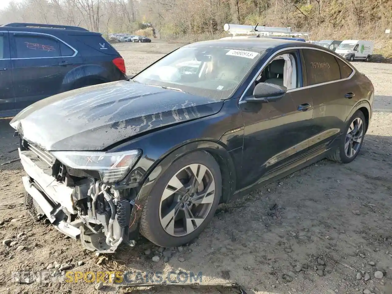 1 Photograph of a damaged car WA12AAGE2NB041104 AUDI E-TRON 2022
