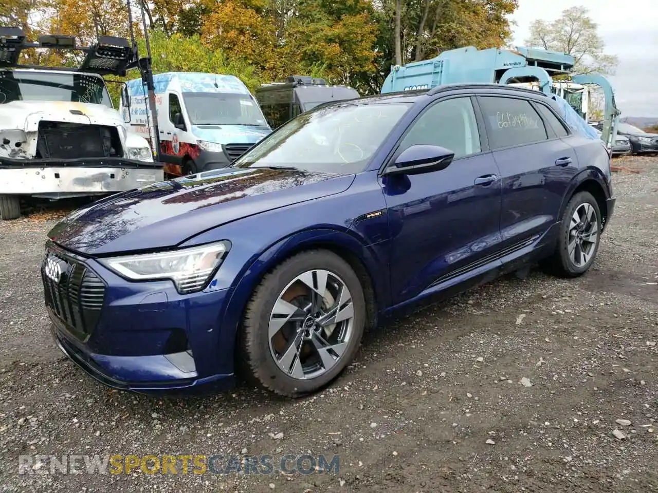 2 Photograph of a damaged car WA1AAAGE0NB022000 AUDI E-TRON 2022