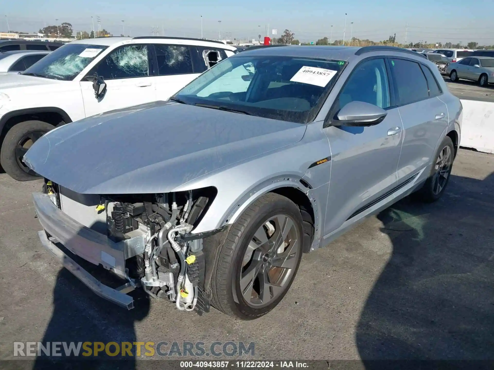2 Photograph of a damaged car WA1AAAGE1NB027352 AUDI E-TRON 2022
