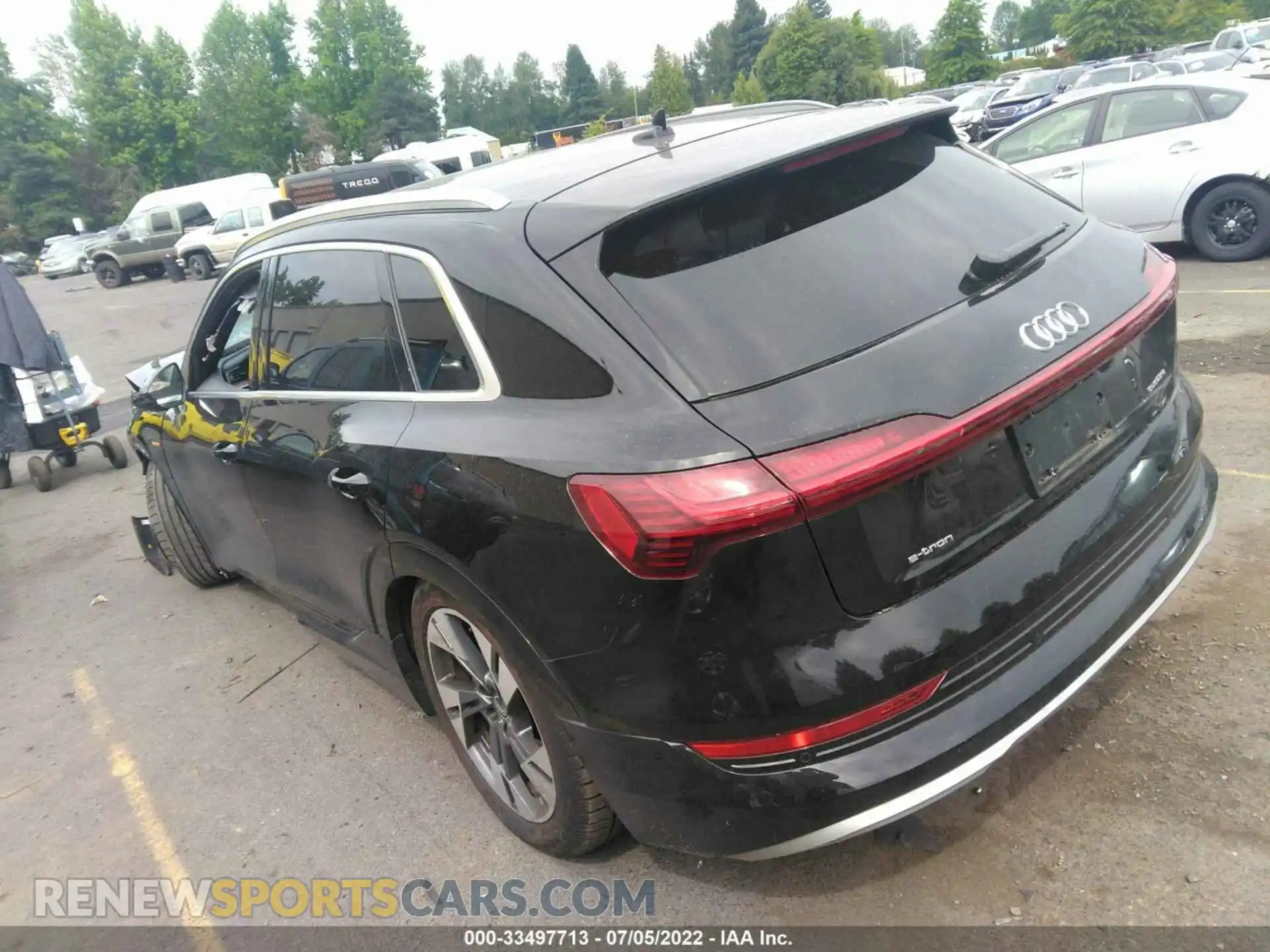 3 Photograph of a damaged car WA1AAAGE2NB007398 AUDI E-TRON 2022
