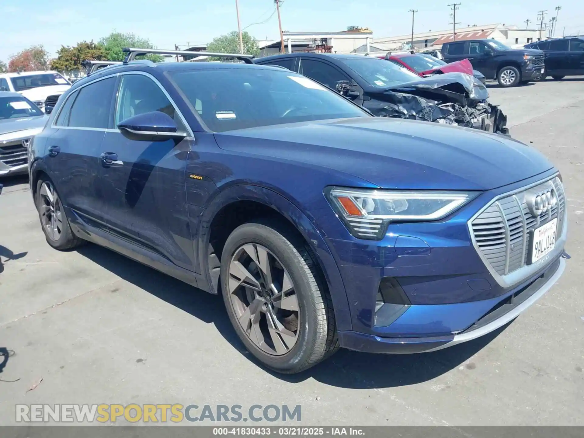 1 Photograph of a damaged car WA1AAAGE4NB020119 AUDI E-TRON 2022
