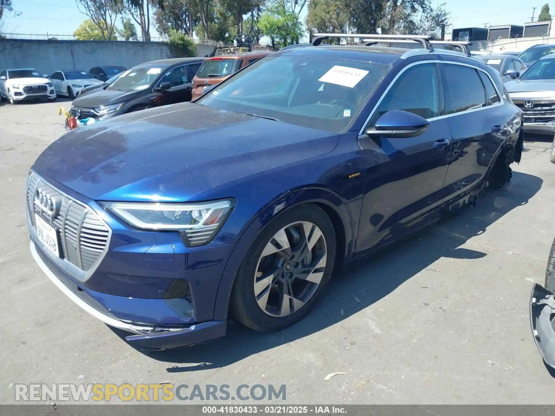 2 Photograph of a damaged car WA1AAAGE4NB020119 AUDI E-TRON 2022
