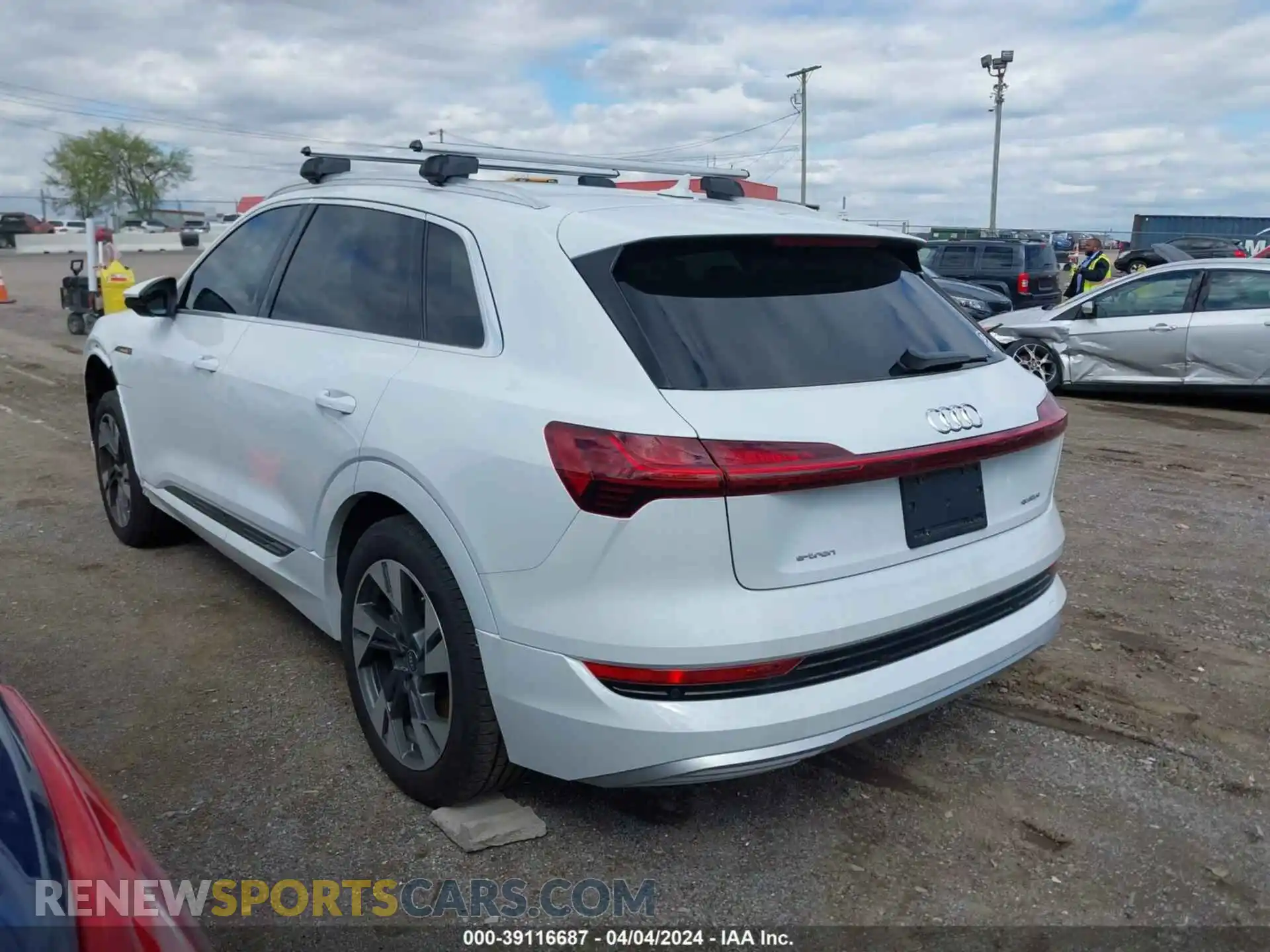 3 Photograph of a damaged car WA1AAAGE6NB005833 AUDI E-TRON 2022