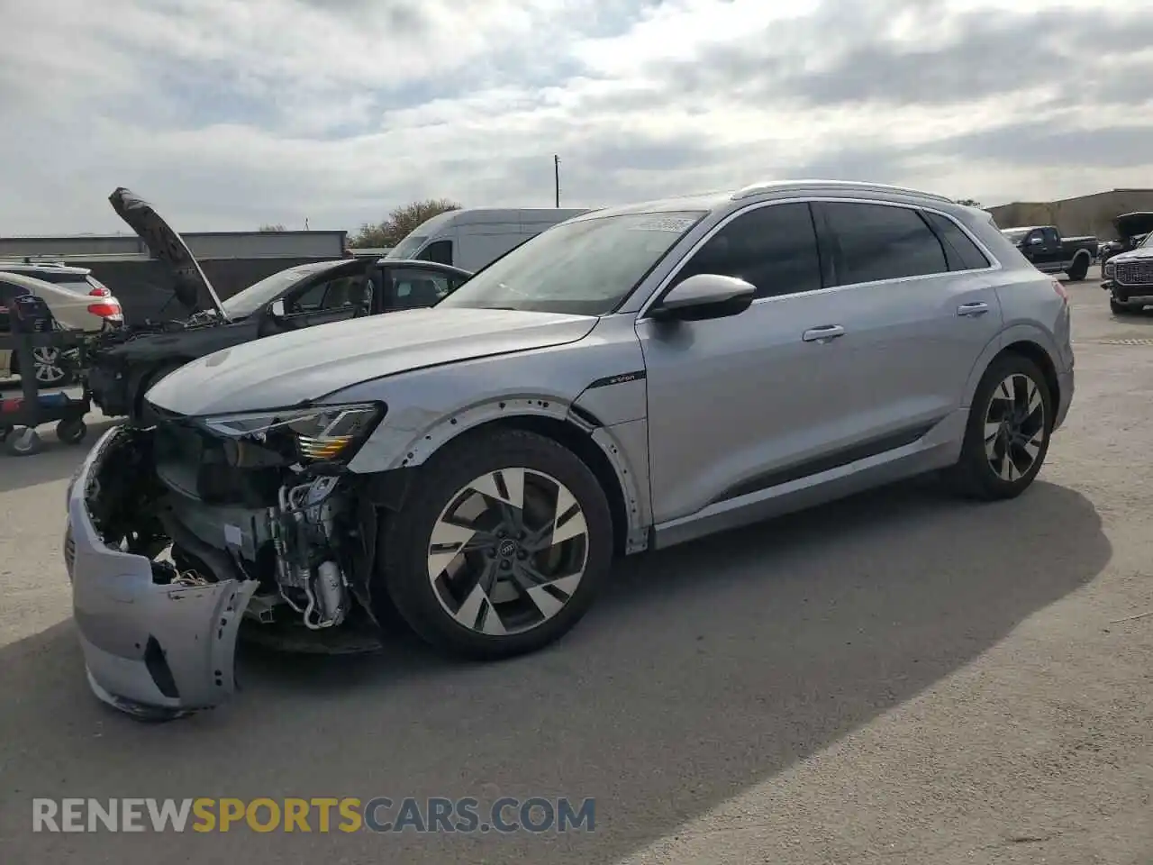 1 Photograph of a damaged car WA1AAAGE6NB023412 AUDI E-TRON 2022