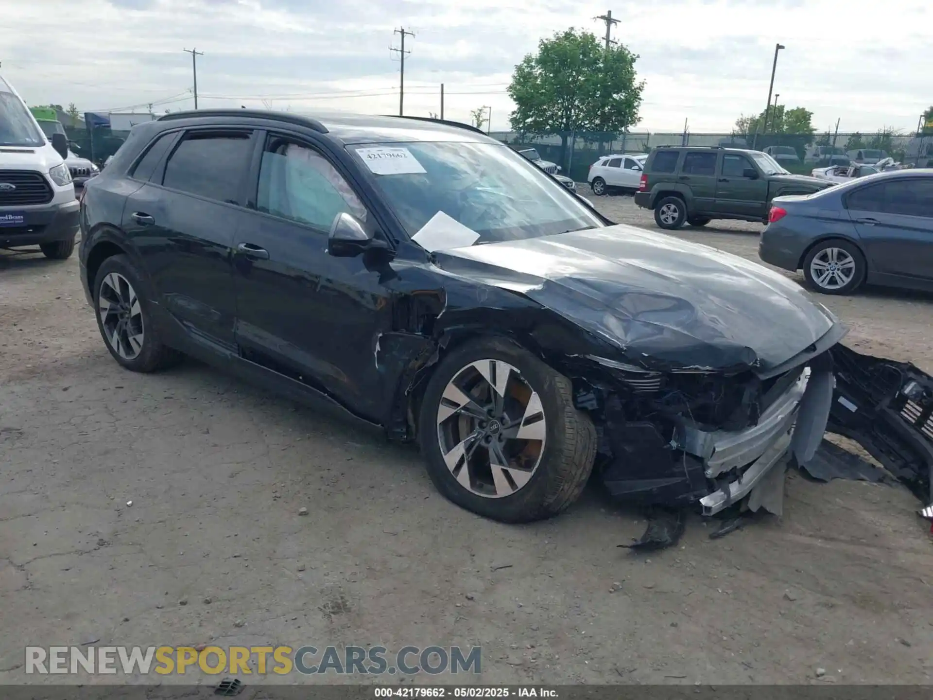 1 fotografías del automóvil dañado WA1AABGE7NB024560 AUDI E-TRON 2022