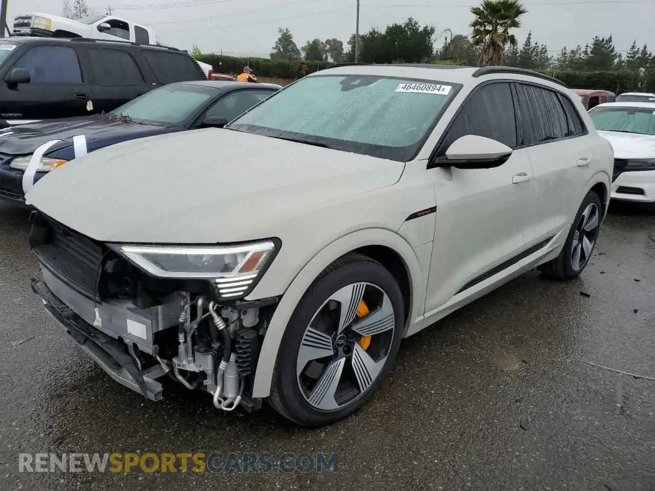 1 fotografías del automóvil dañado WA1LAAGE0NB008302 AUDI E-TRON 2022