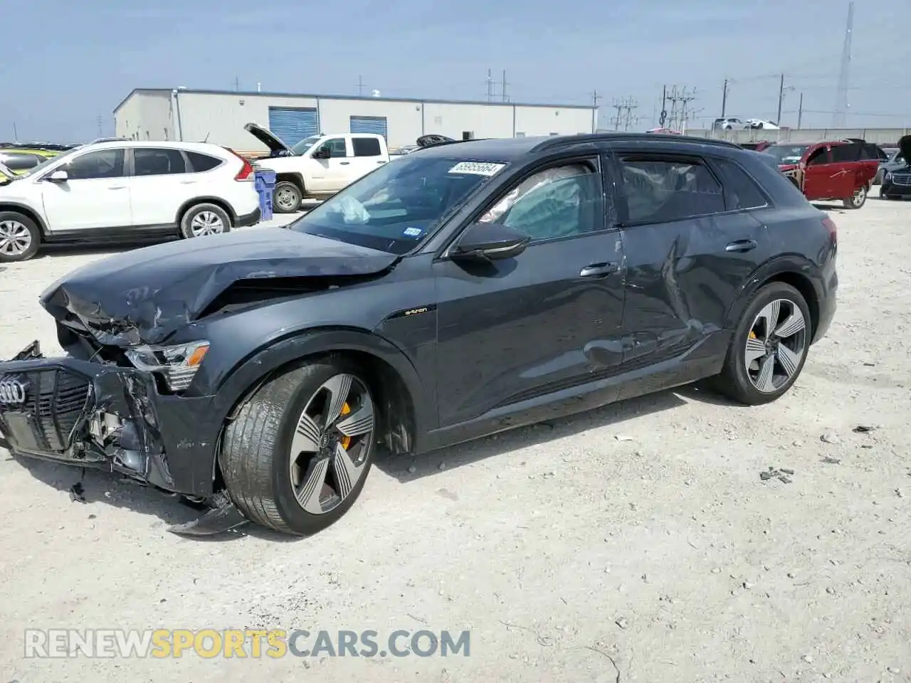 1 Photograph of a damaged car WA1LAAGE6NB010328 AUDI E-TRON 2022