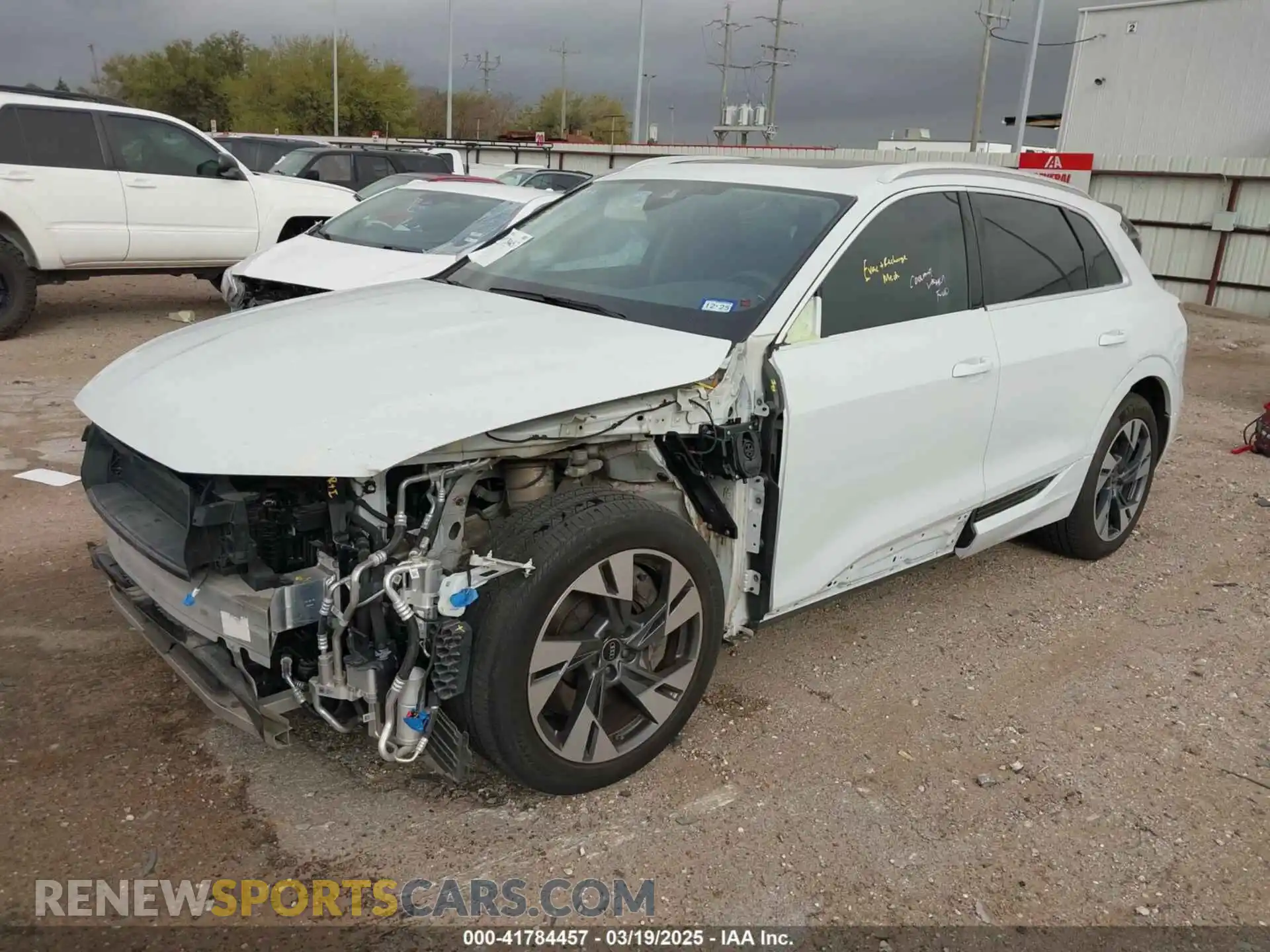 2 Photograph of a damaged car WA1LAAGE6NB033284 AUDI E-TRON 2022