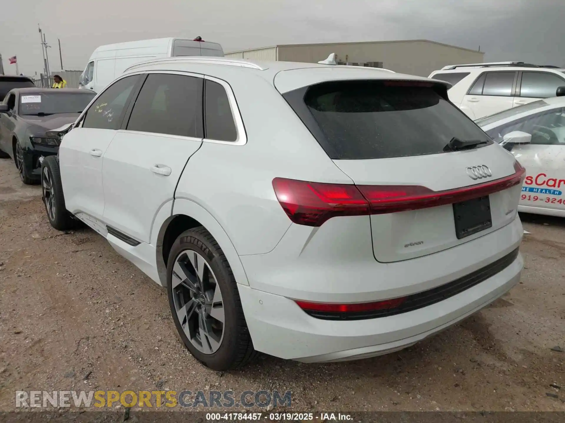 3 Photograph of a damaged car WA1LAAGE6NB033284 AUDI E-TRON 2022