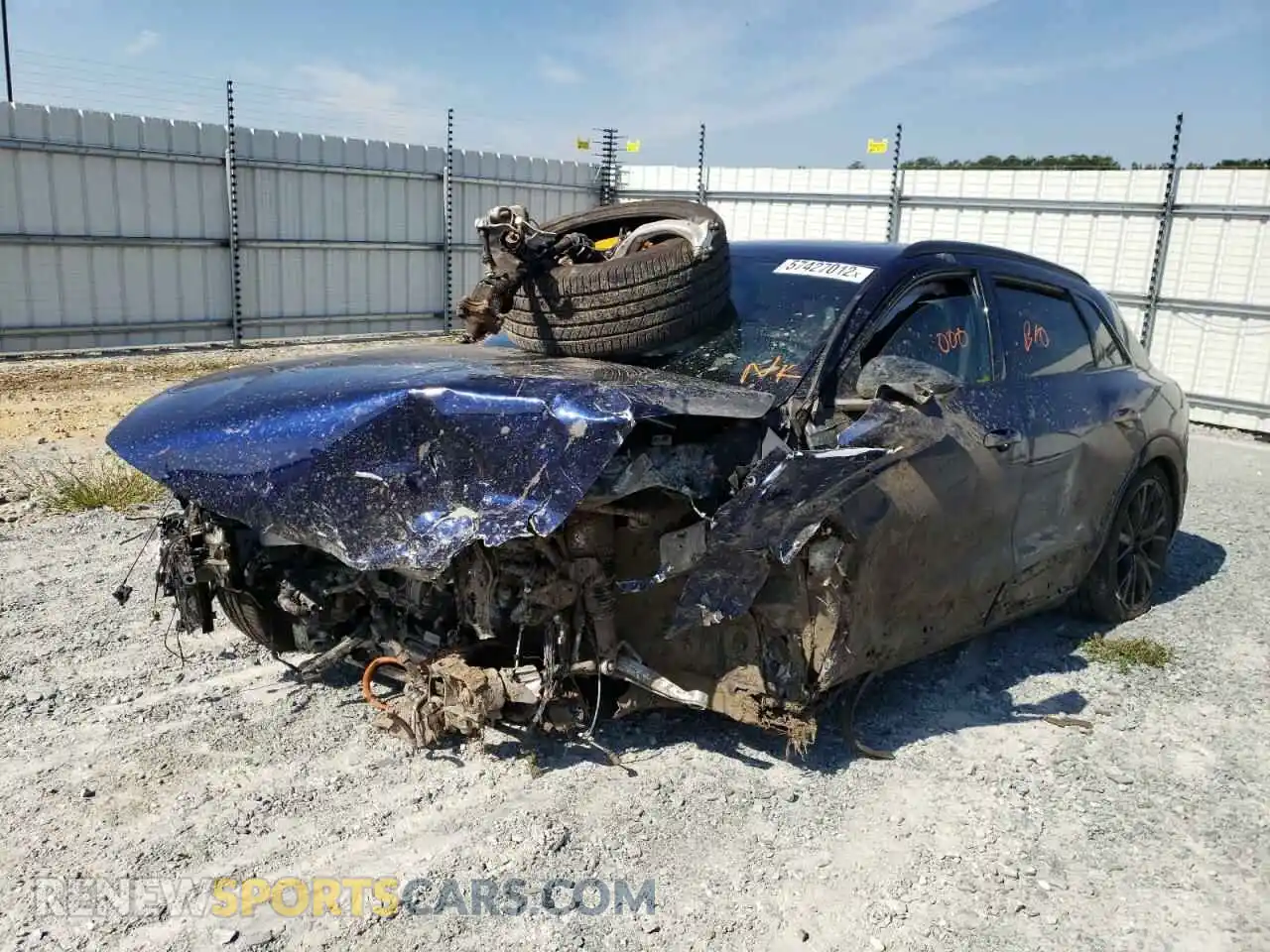 2 Photograph of a damaged car WA1VABGE2NB026931 AUDI E-TRON CHR 2022