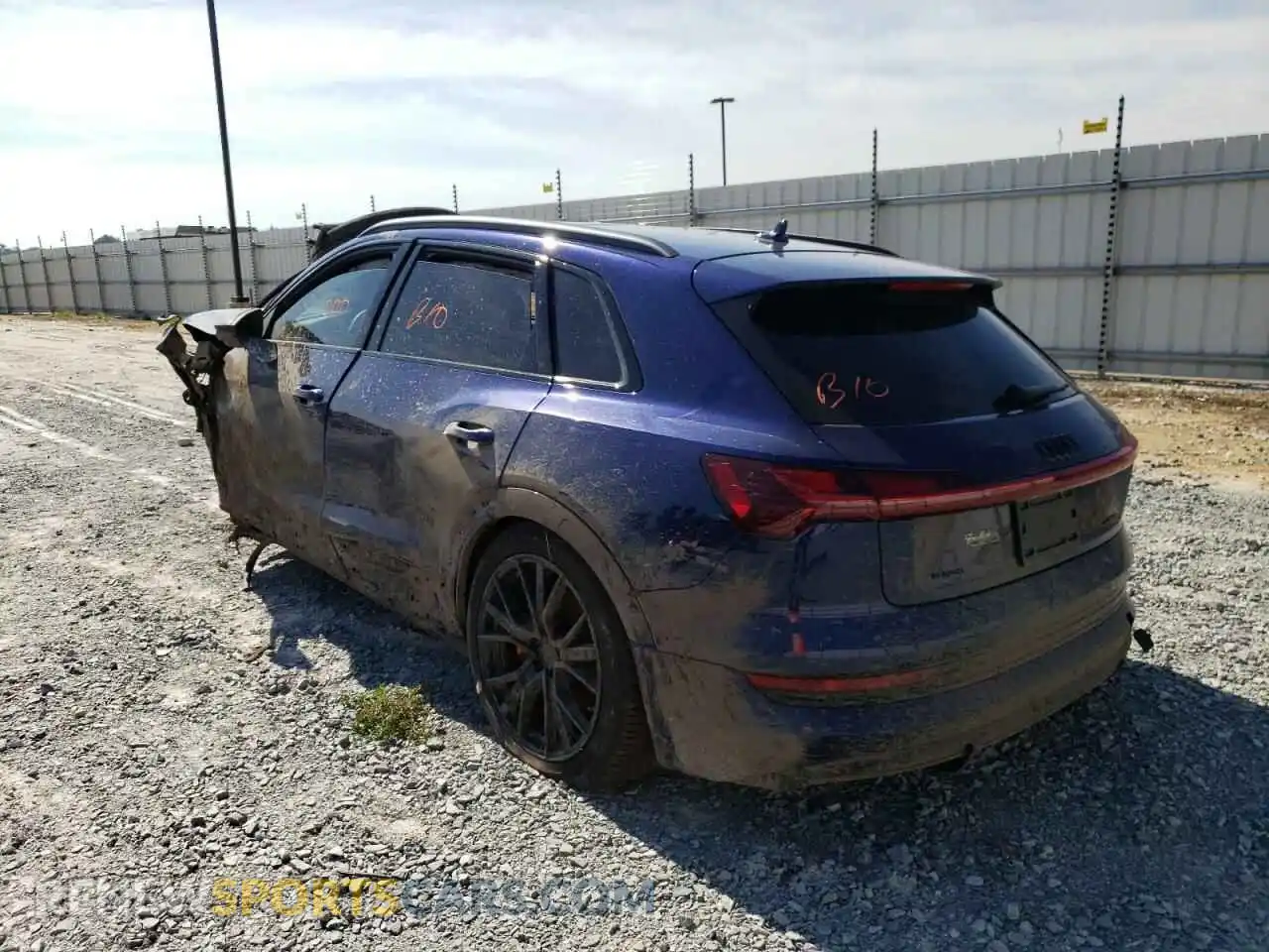 3 Photograph of a damaged car WA1VABGE2NB026931 AUDI E-TRON CHR 2022