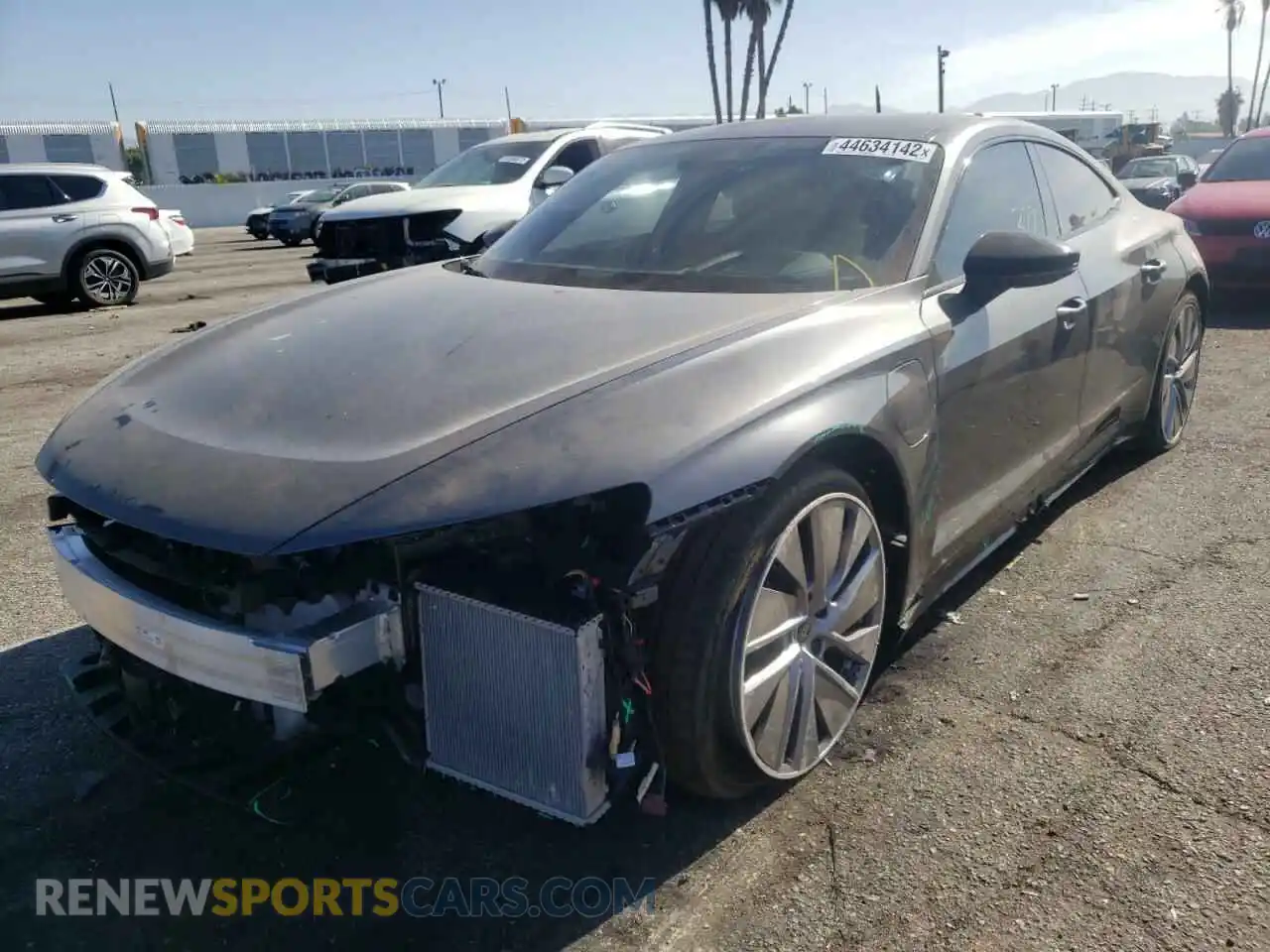 2 Photograph of a damaged car WAUEJBFW0N7006368 AUDI E-TRON GT 2022
