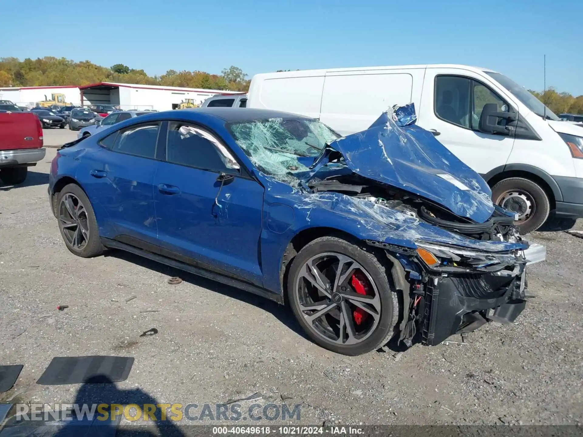 1 Photograph of a damaged car WAUEJBFW1N7001289 AUDI E-TRON GT 2022