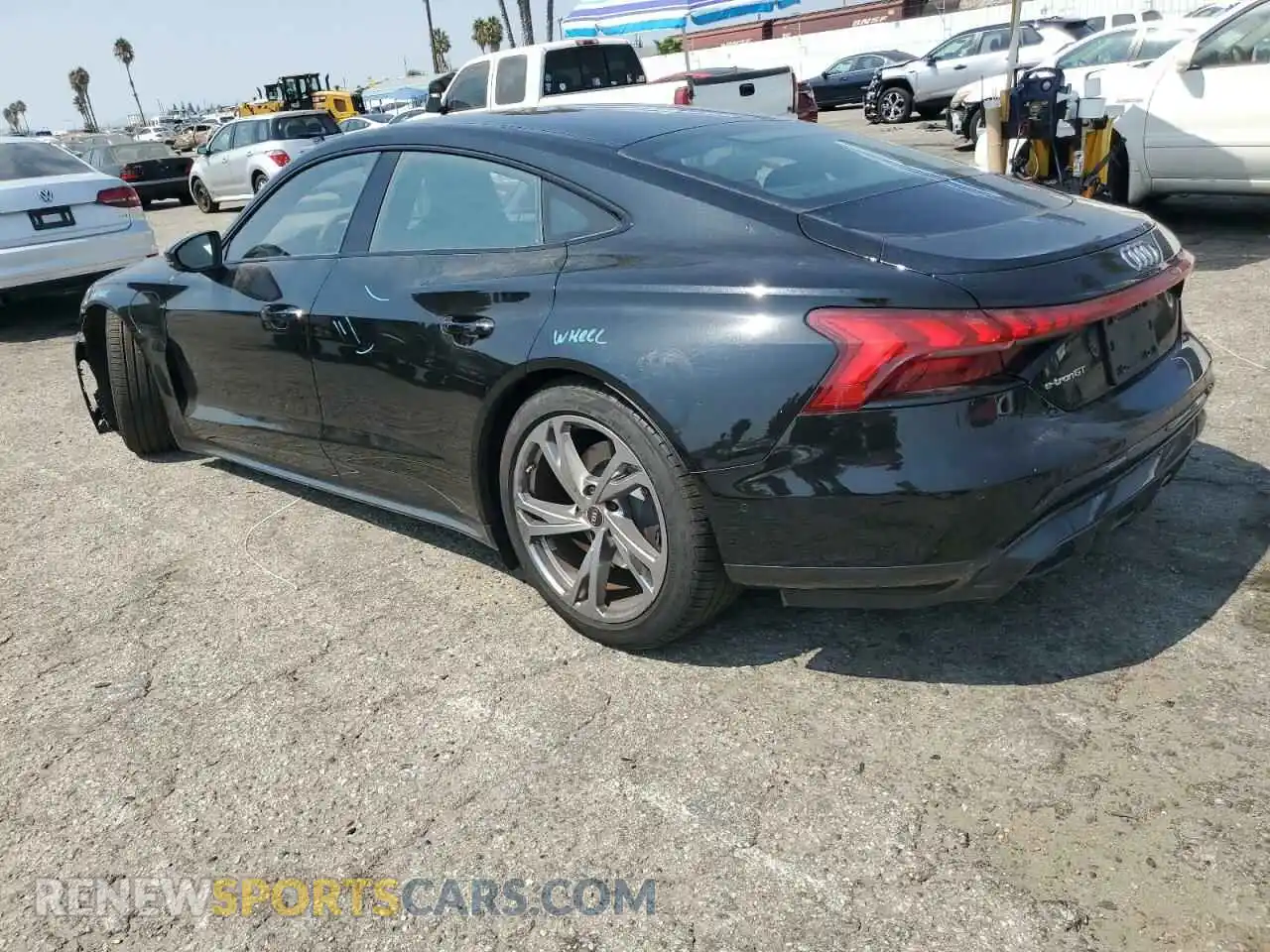 2 Photograph of a damaged car WAUDJBFWXP7003055 AUDI E-TRON GT 2023