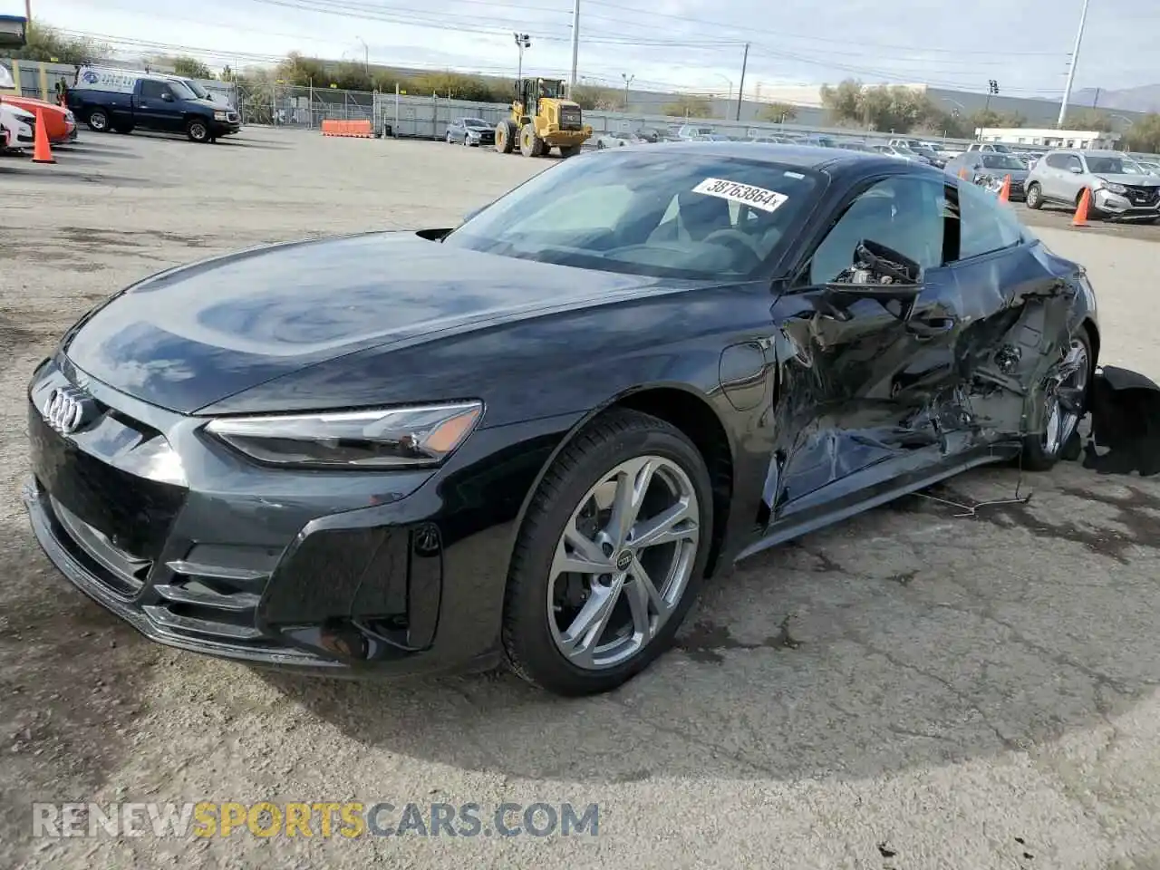 1 Photograph of a damaged car WAUFJBFWXP7003131 AUDI E-TRON GT 2023