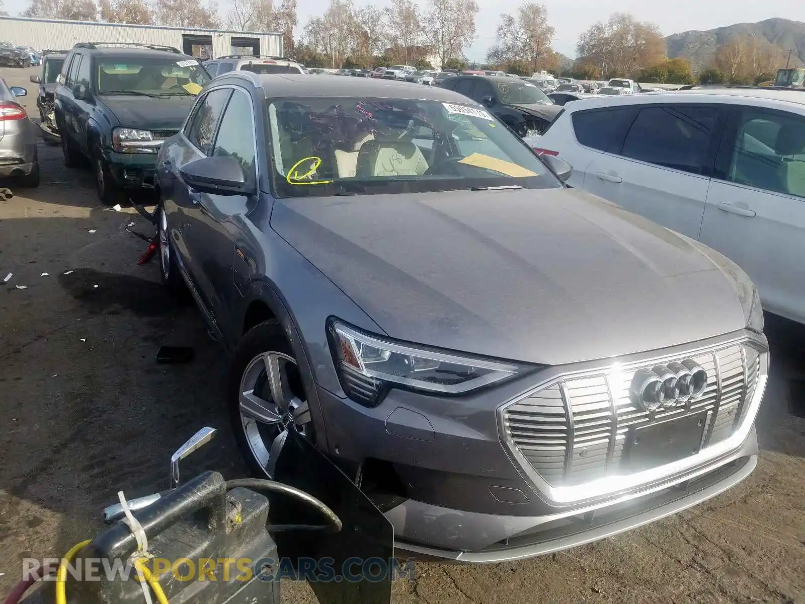 1 Photograph of a damaged car WA1LAAGE8KB010021 AUDI E-TRON PRE 2019