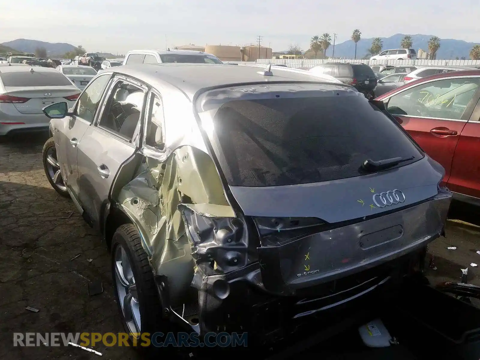 3 Photograph of a damaged car WA1LAAGE8KB010021 AUDI E-TRON PRE 2019