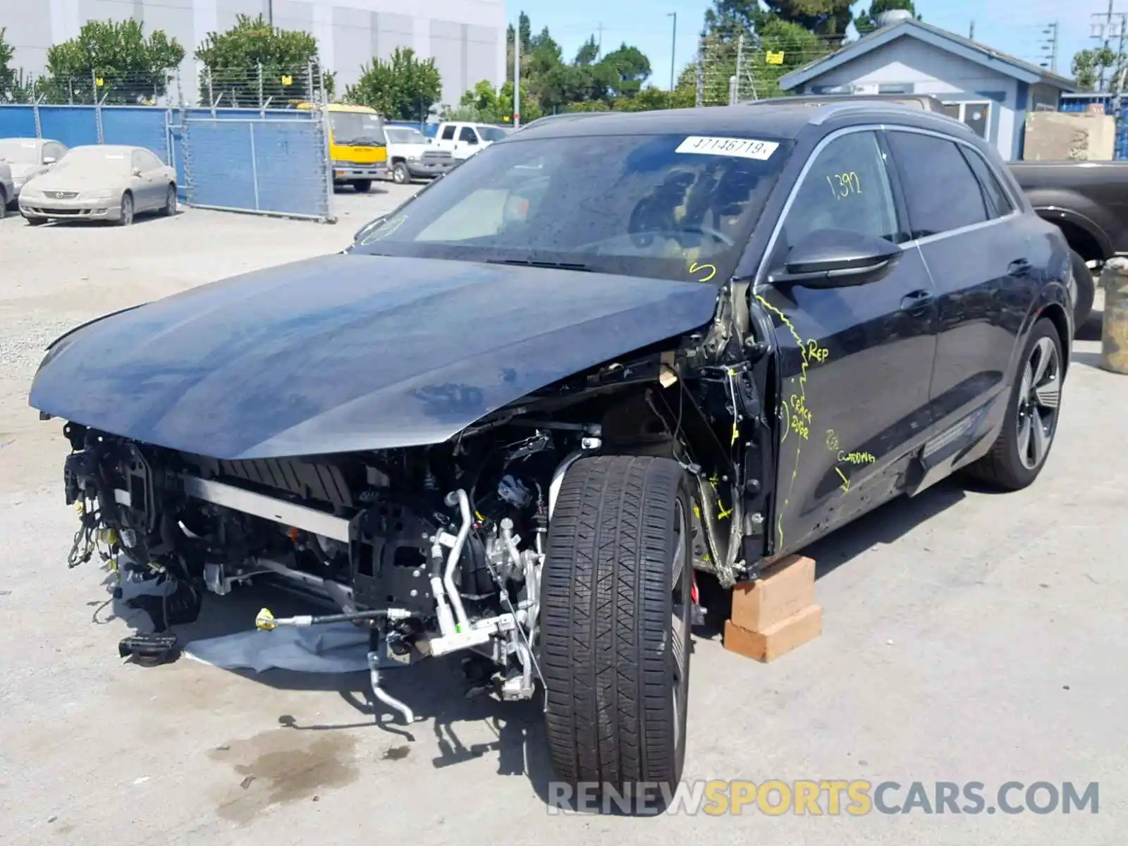 2 Photograph of a damaged car WA1VAAGE4KB006072 AUDI E-TRON PRE 2019