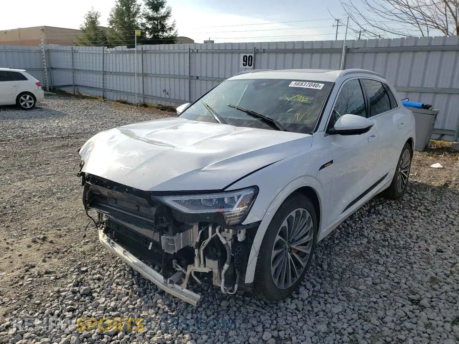 2 Photograph of a damaged car WA1VAAGE4KB008159 AUDI E-TRON PRE 2019