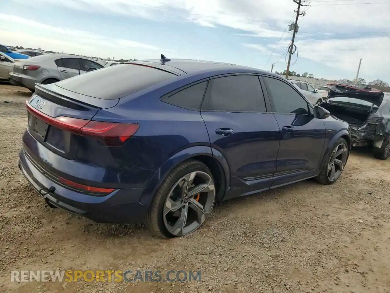 3 Photograph of a damaged car WA13CBGE1NB013878 AUDI E-TRON S S 2022