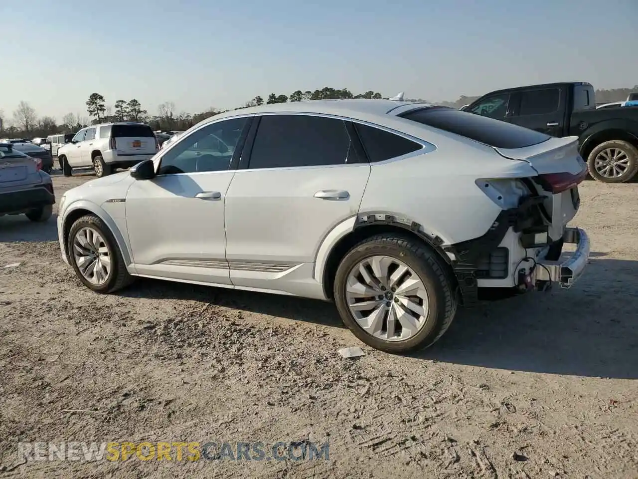 2 Photograph of a damaged car WA13CBGE4NB025698 AUDI E-TRON S S 2022