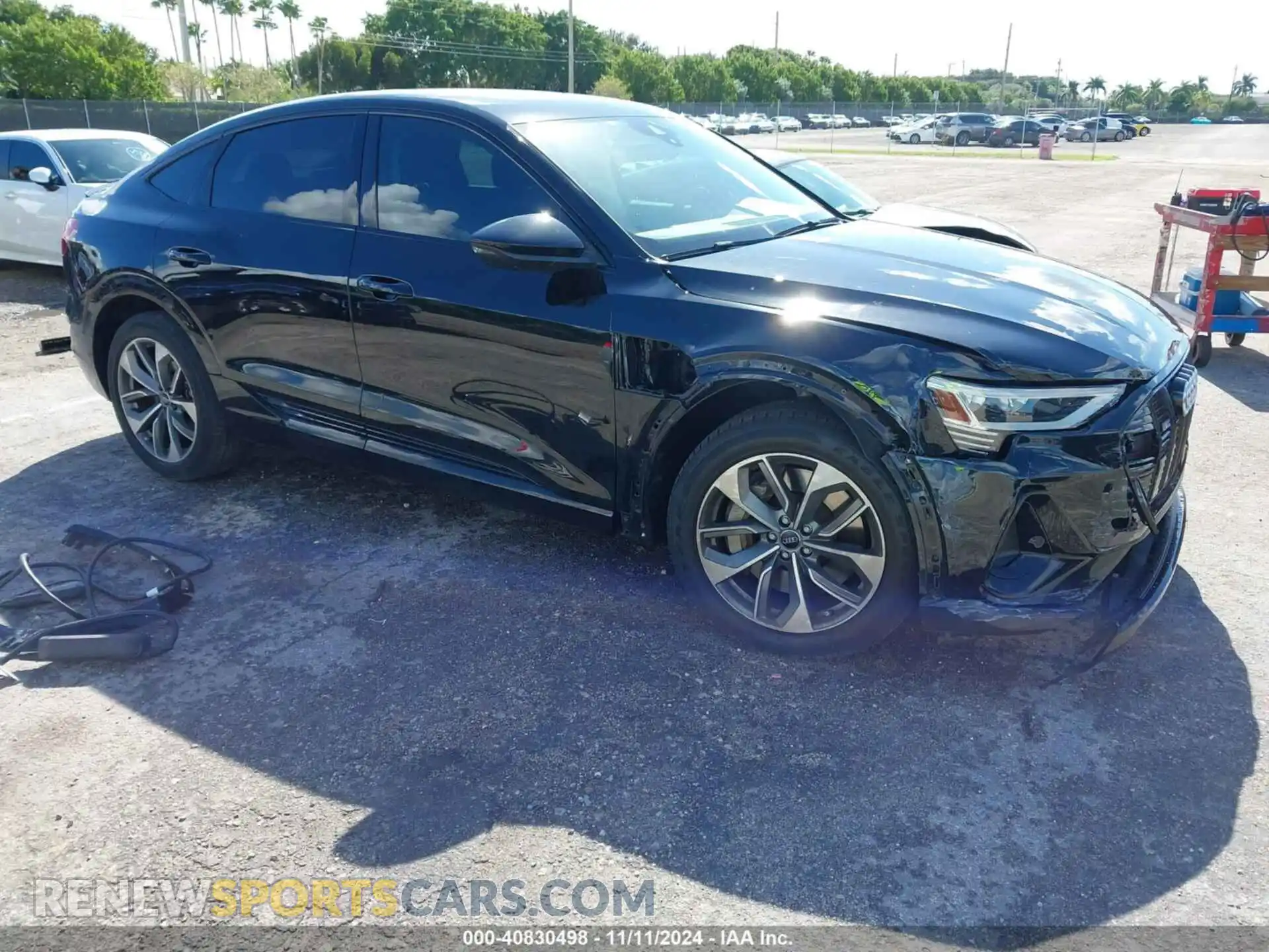 1 Photograph of a damaged car WA11AAGE6MB001733 AUDI E-TRON SPORTBACK 2021