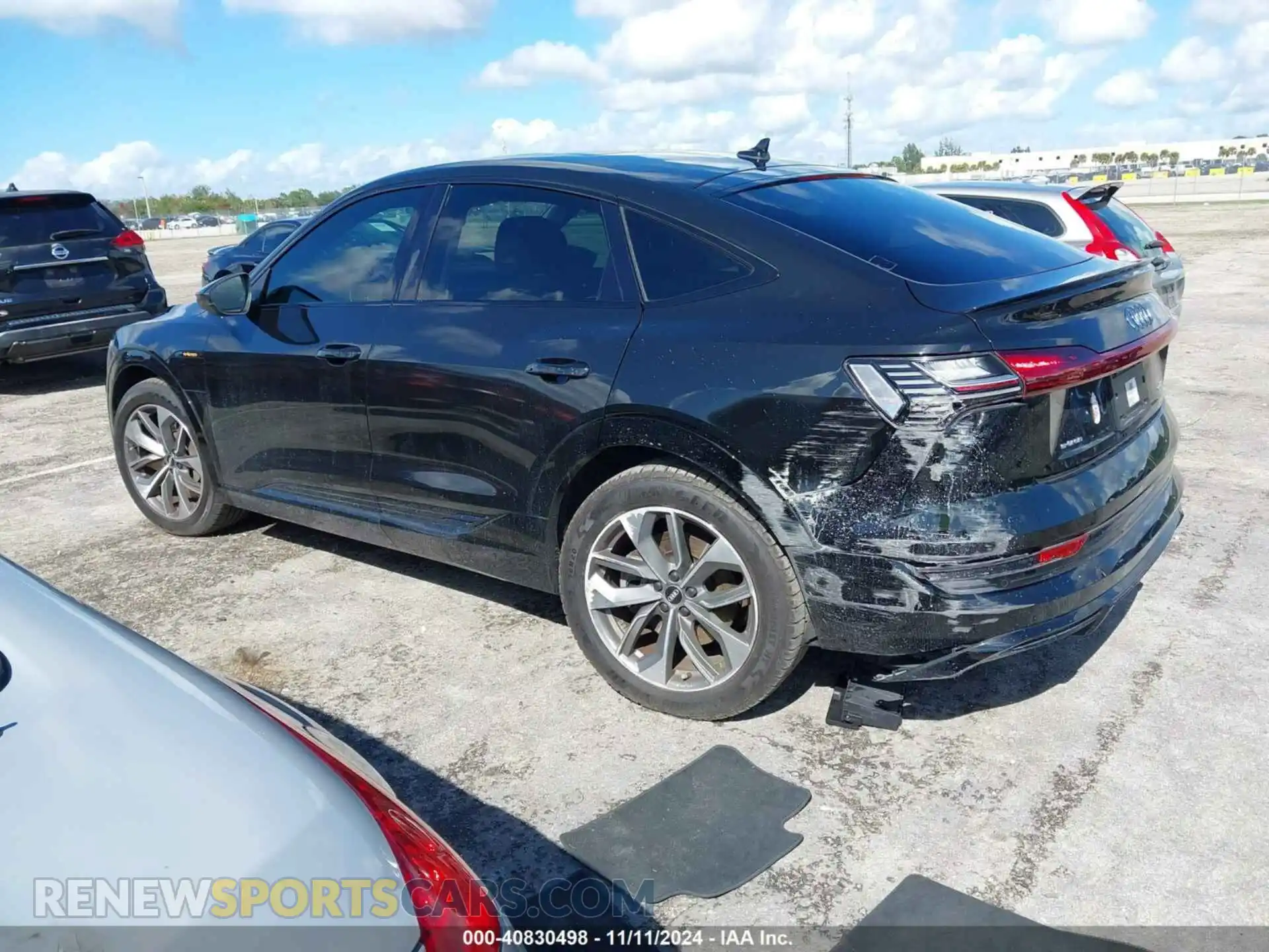 3 Photograph of a damaged car WA11AAGE6MB001733 AUDI E-TRON SPORTBACK 2021