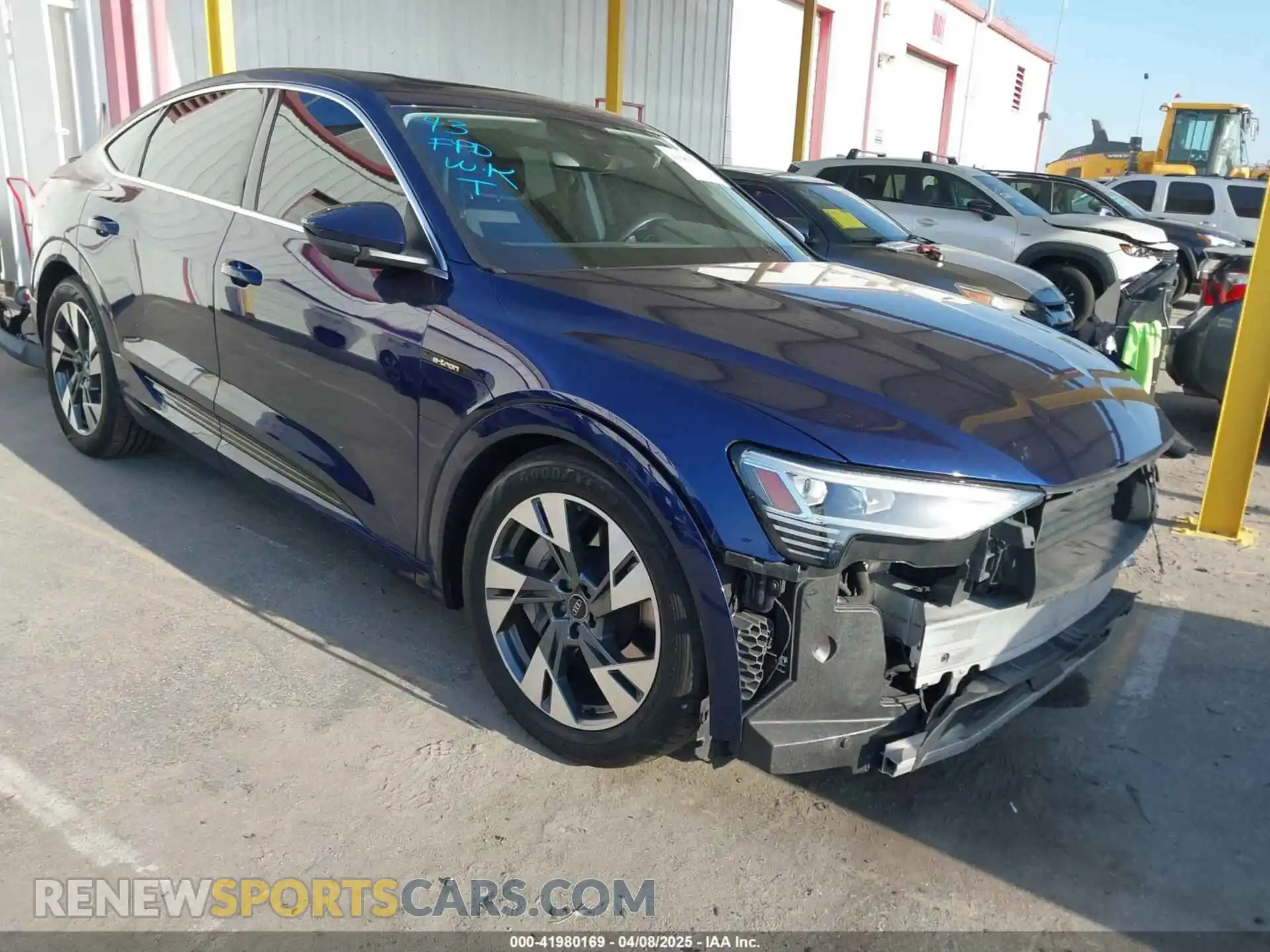 1 Photograph of a damaged car WA12ABGEXMB012339 AUDI E-TRON SPORTBACK 2021
