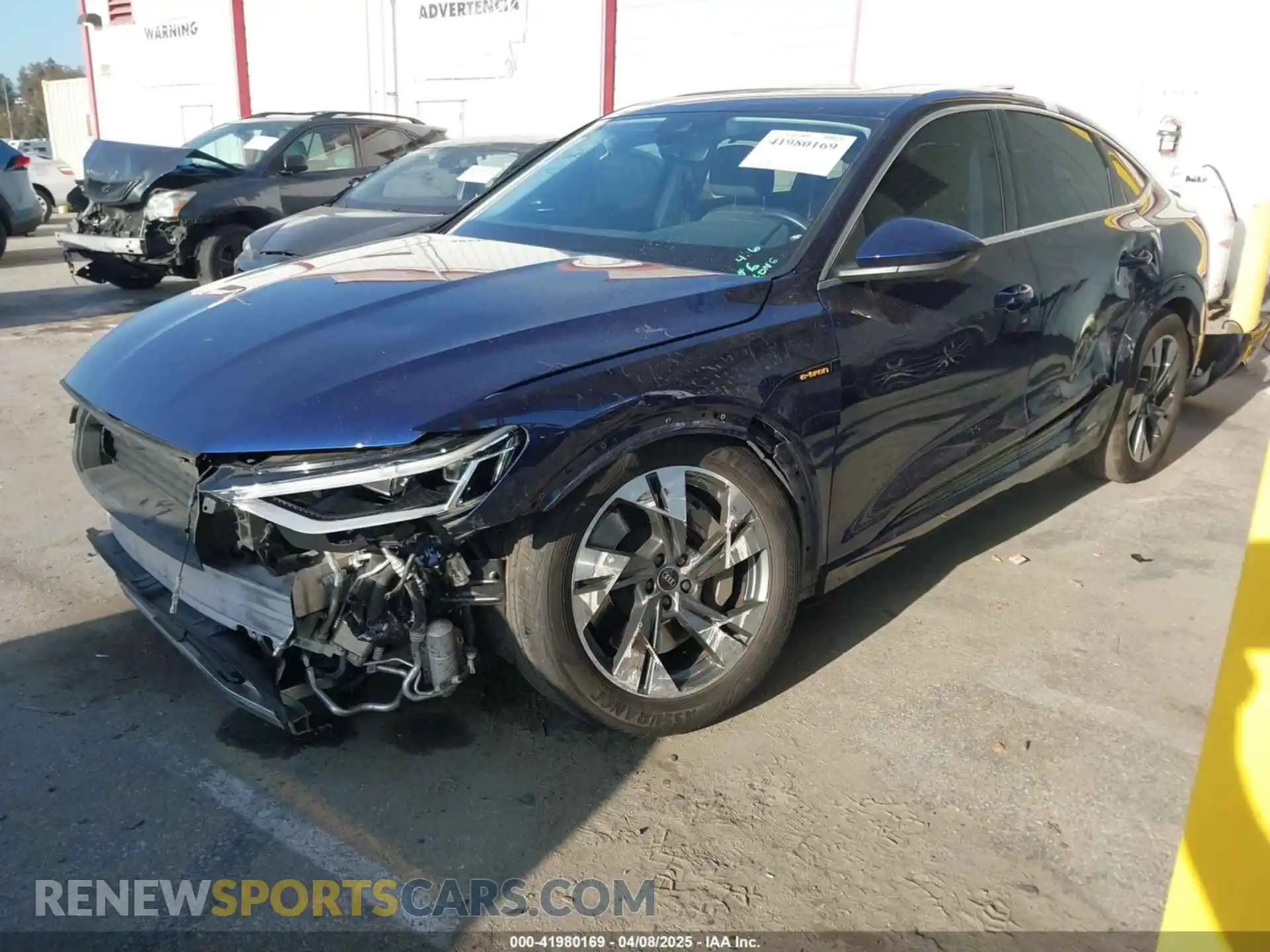 2 Photograph of a damaged car WA12ABGEXMB012339 AUDI E-TRON SPORTBACK 2021