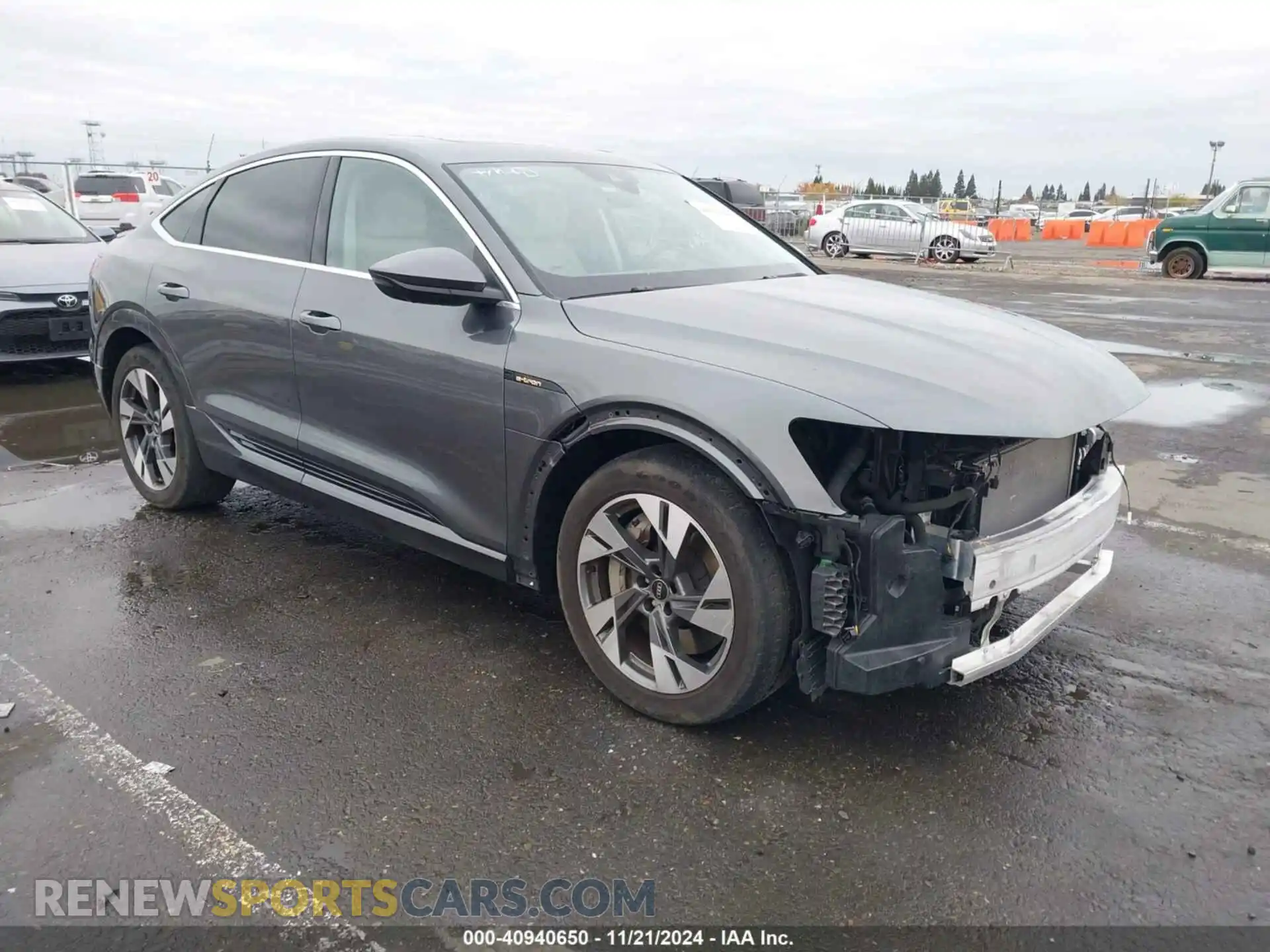 1 Photograph of a damaged car WA13AAGEXMB007379 AUDI E-TRON SPORTBACK 2021