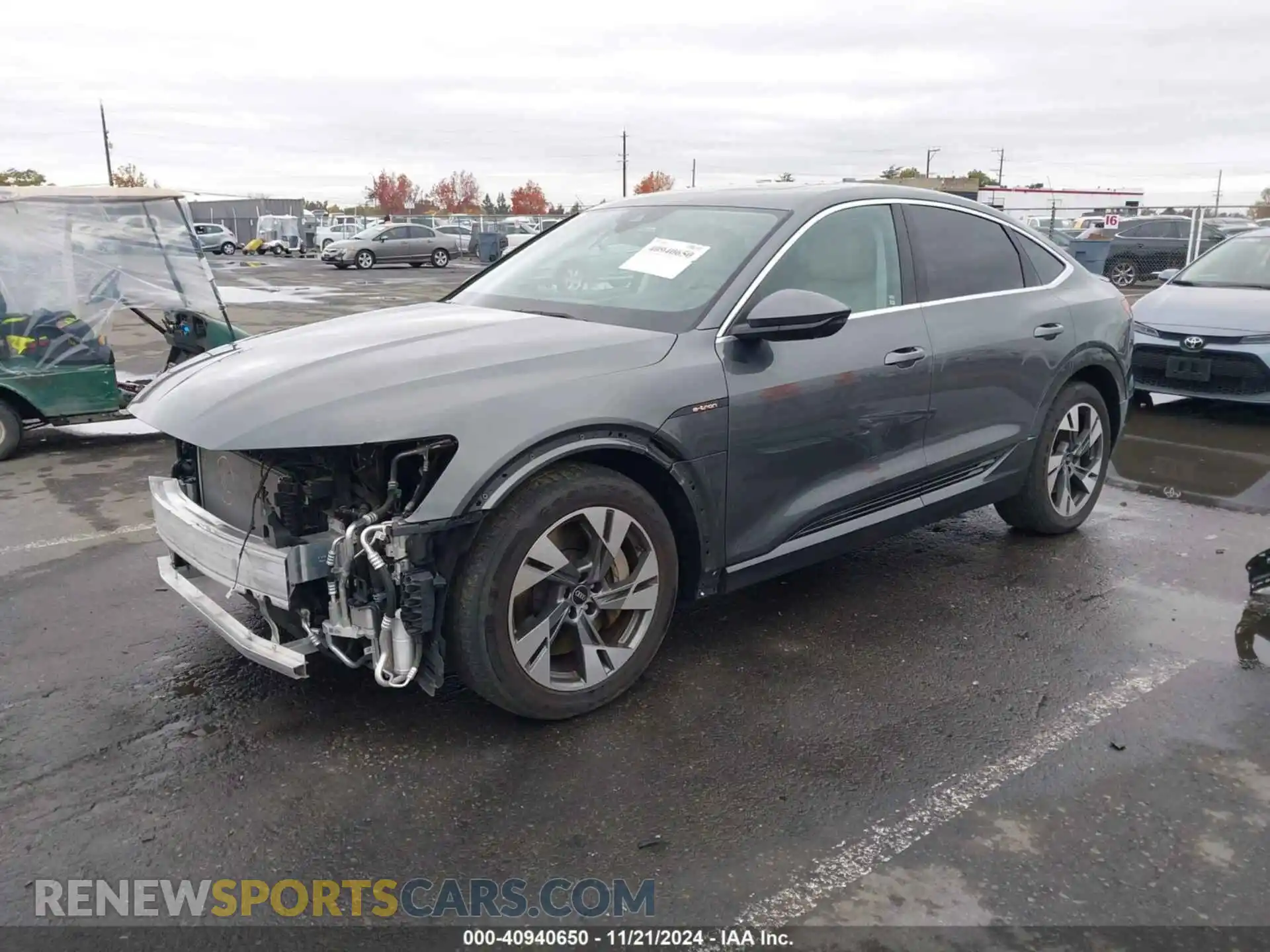 2 Photograph of a damaged car WA13AAGEXMB007379 AUDI E-TRON SPORTBACK 2021