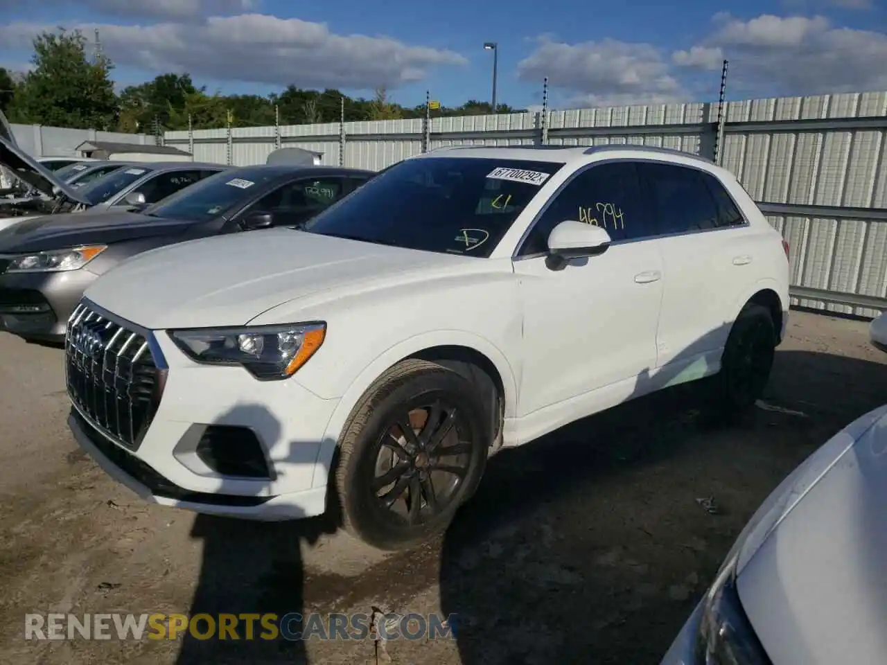 1 Photograph of a damaged car WA1AECF30K1079248 AUDI Q3 2019
